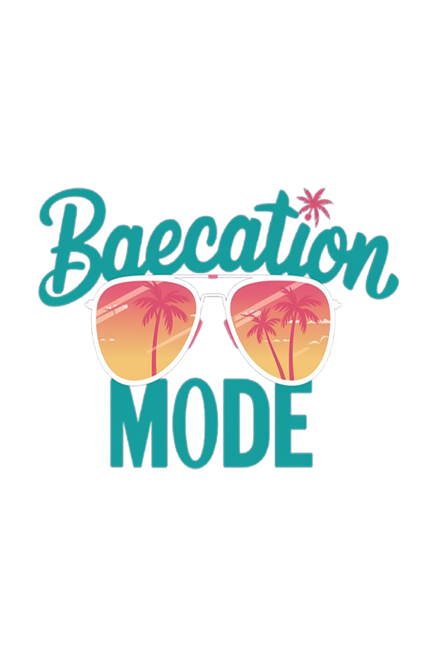 Baecation Mode Classic Round Neck Half Sleeve T-shirt