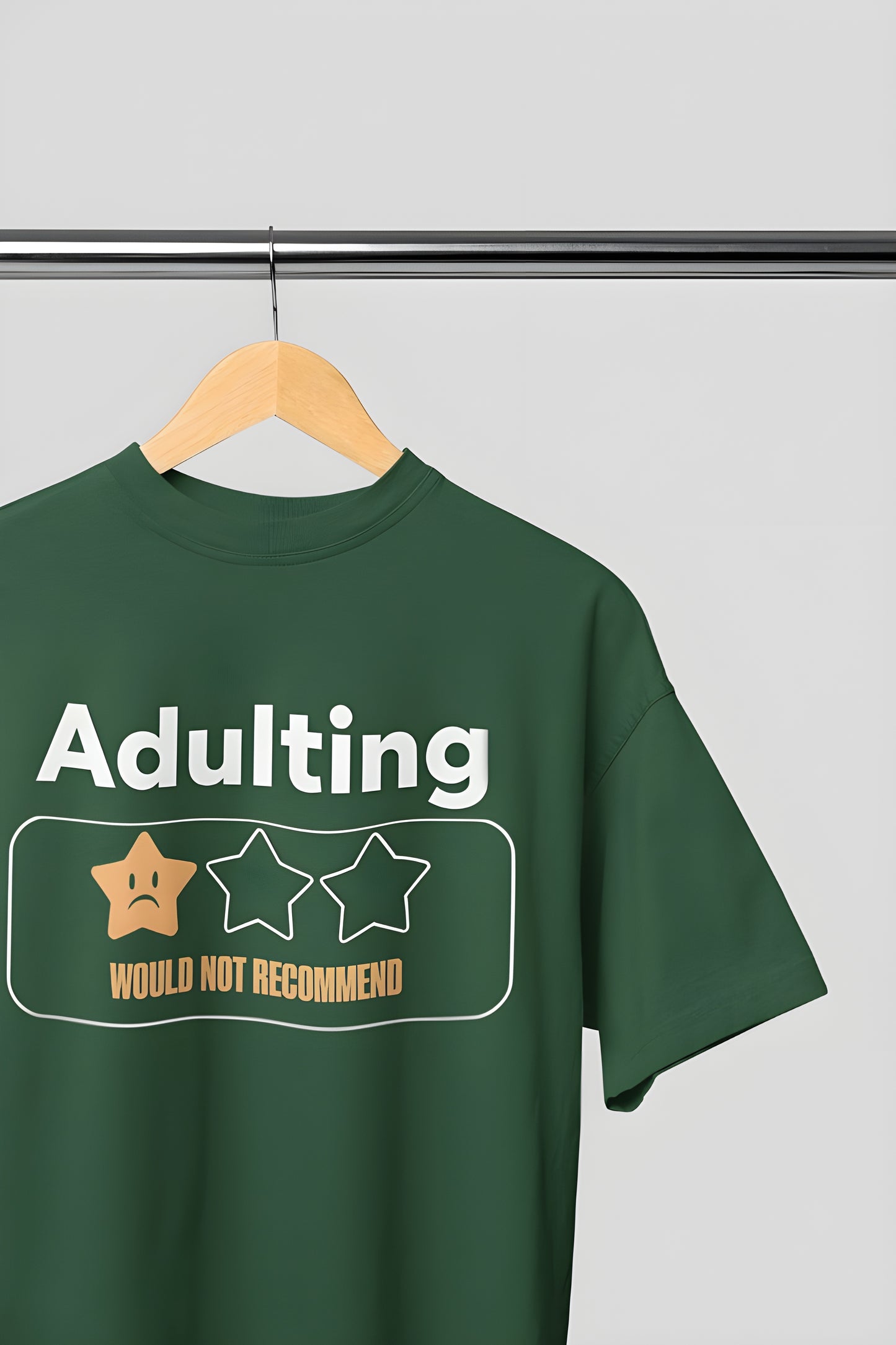Adulting.. Would Not Recommend Classic Round Neck T-shirt