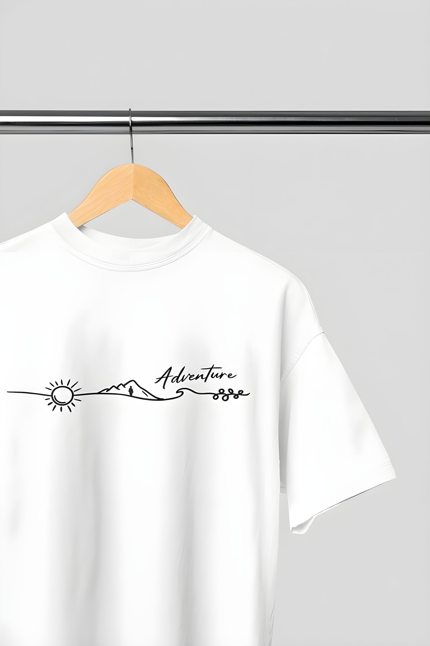 Adventure Classic Minimalistic Half Sleeve Unisex T-shirt
