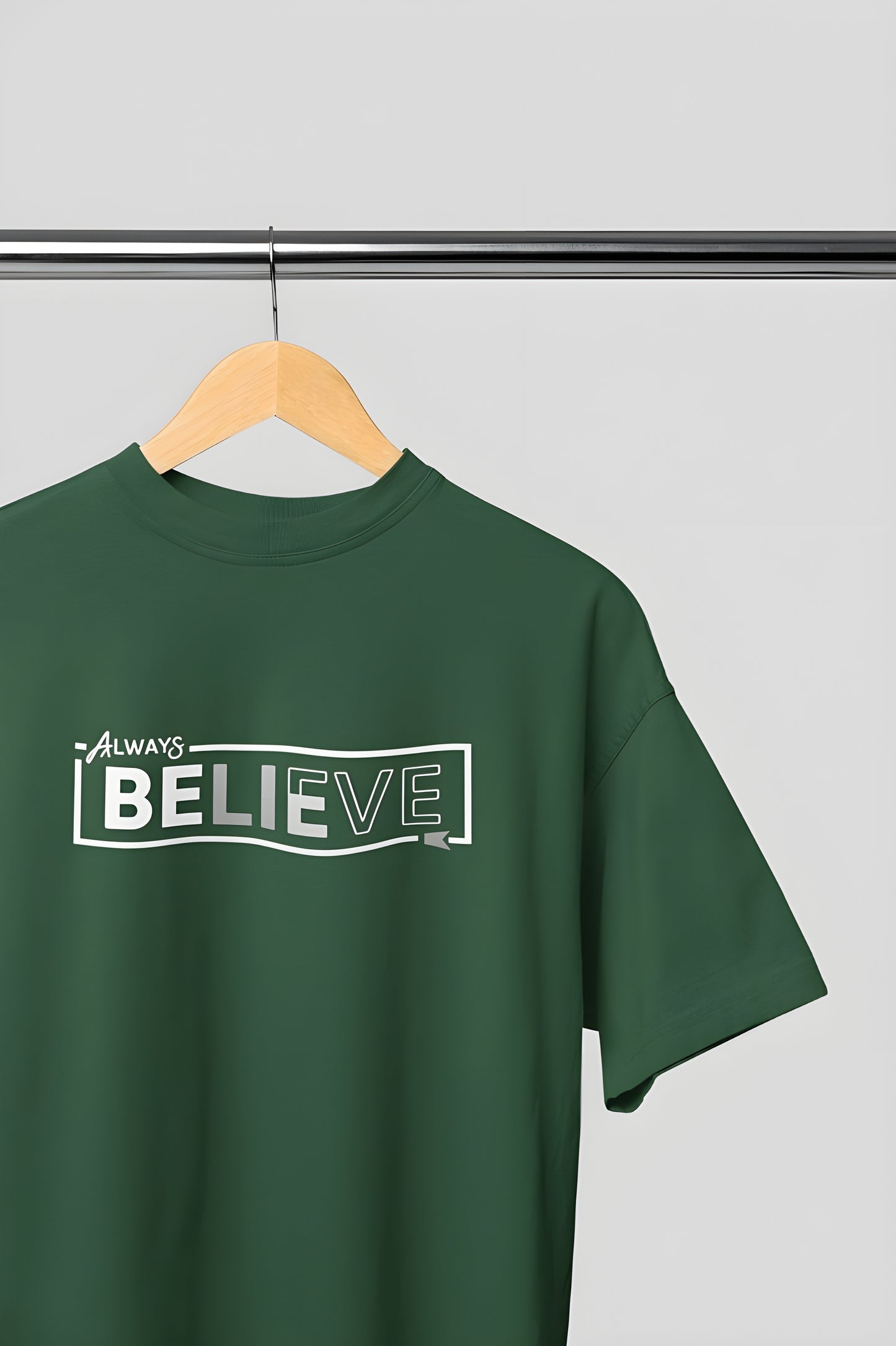 Always Believe Classic Round Neck T-shirt