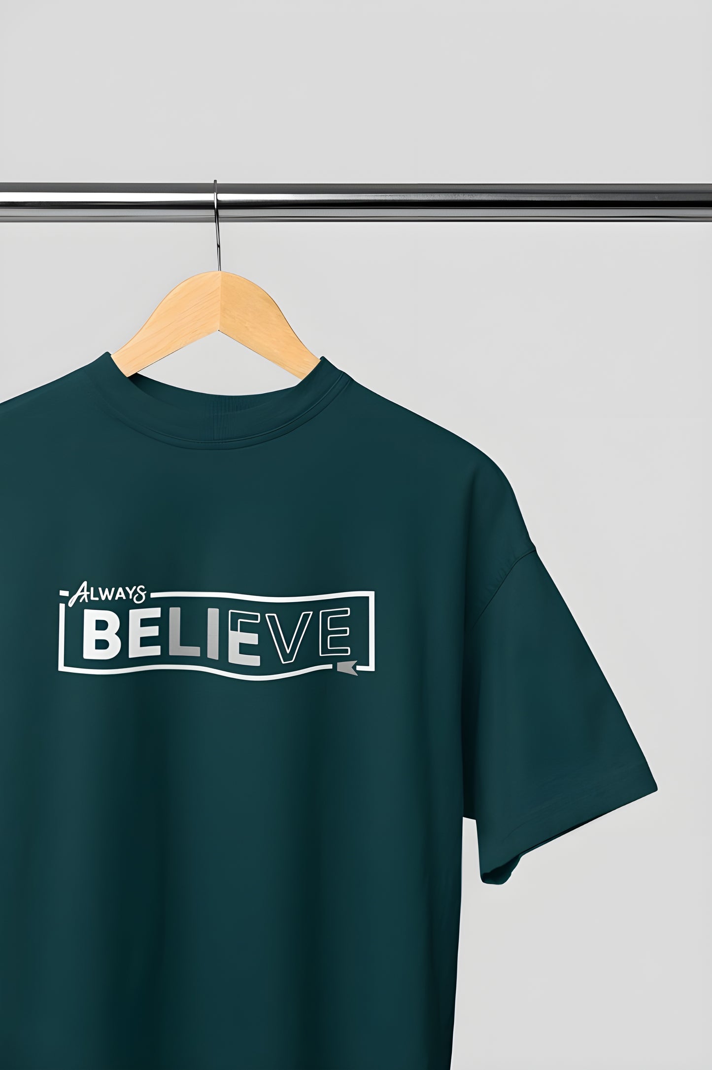 Always Believe Classic Round Neck T-shirt