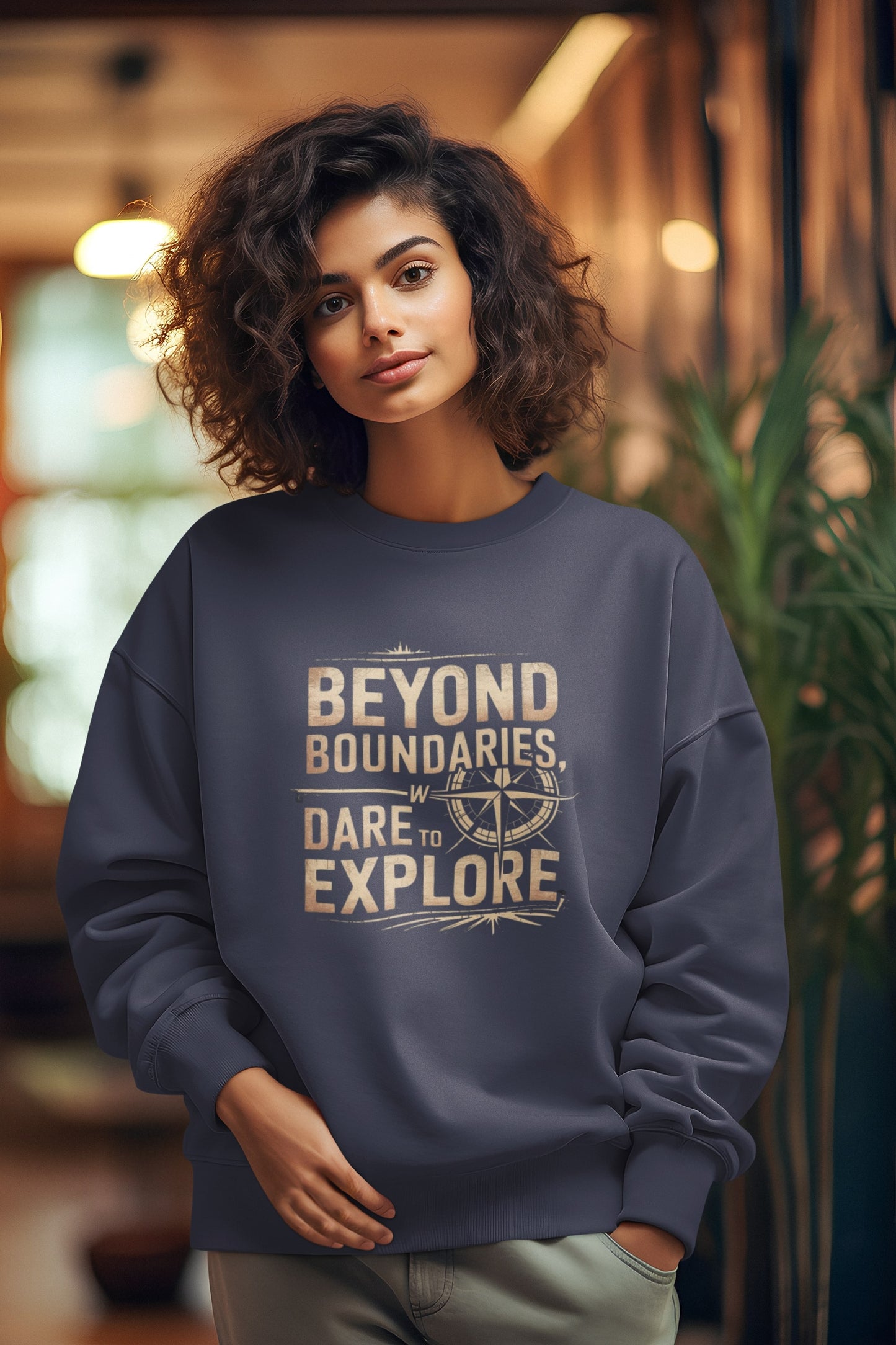 Beyond Boundaries Dare to Explore Unisex Sweatshirt