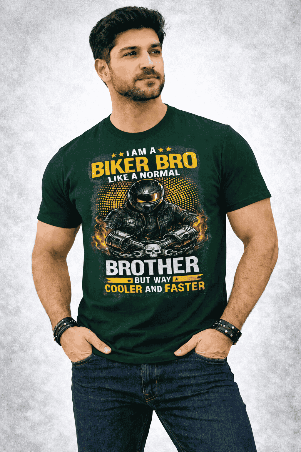 Biker Bro Unisex Classic Crew T-Shirt