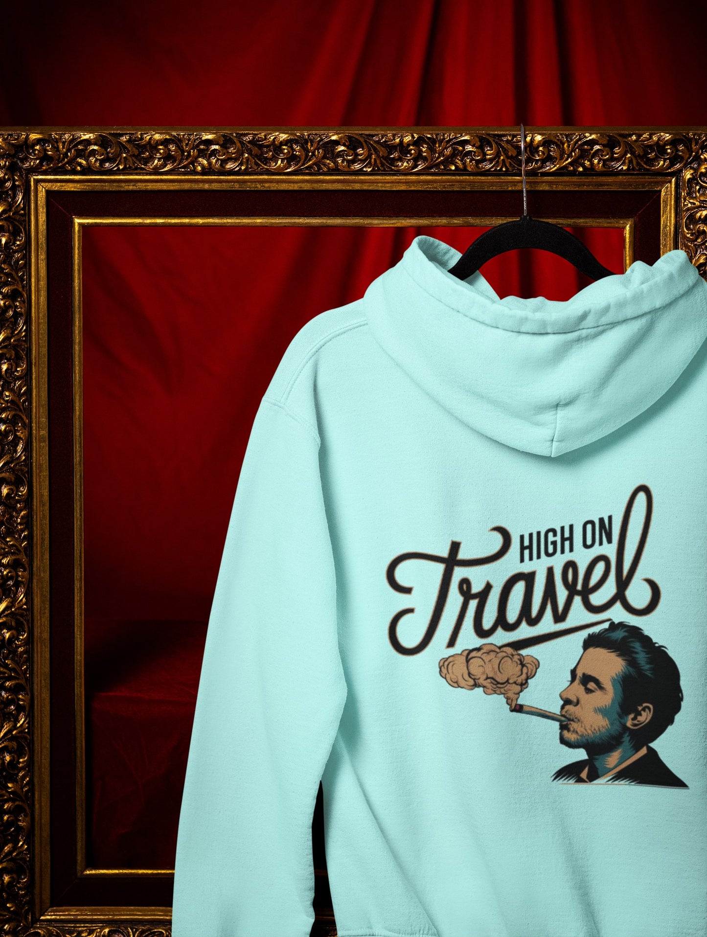 High On Travel Unisex Hooded Sweatshirt