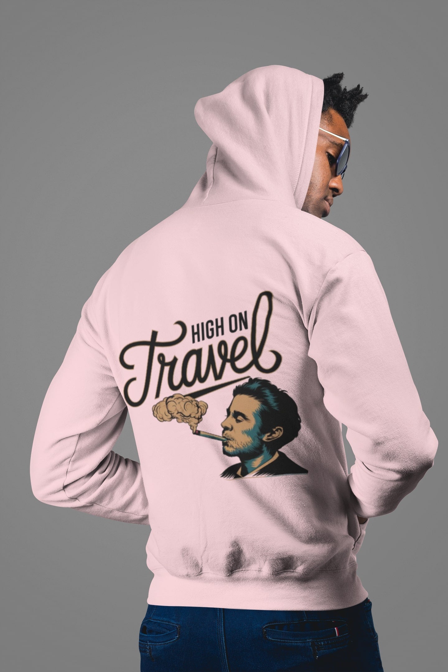 High On Travel Unisex Hooded Sweatshirt