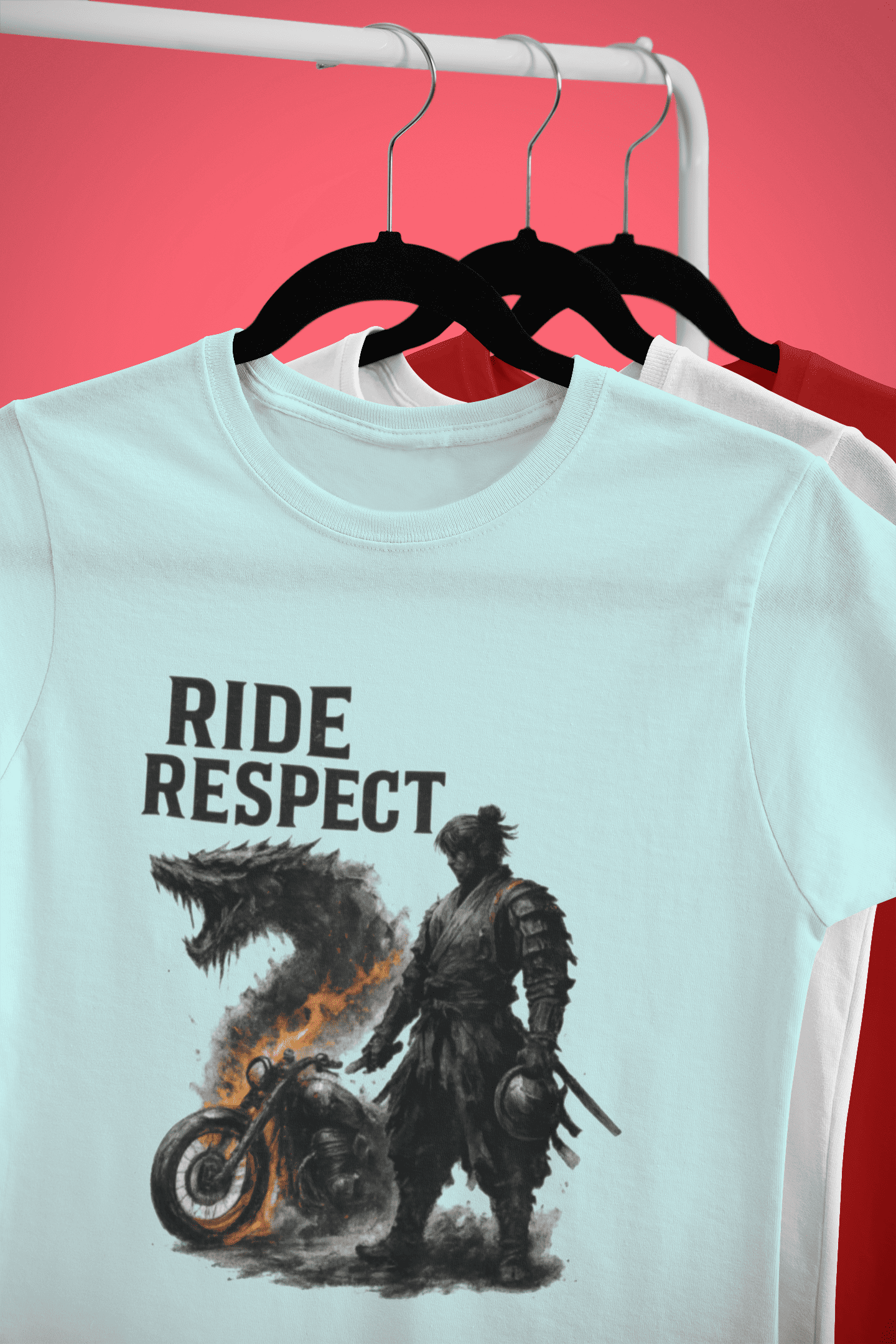 Ride Respect Premium Cotton Stretch Biker T-shirt