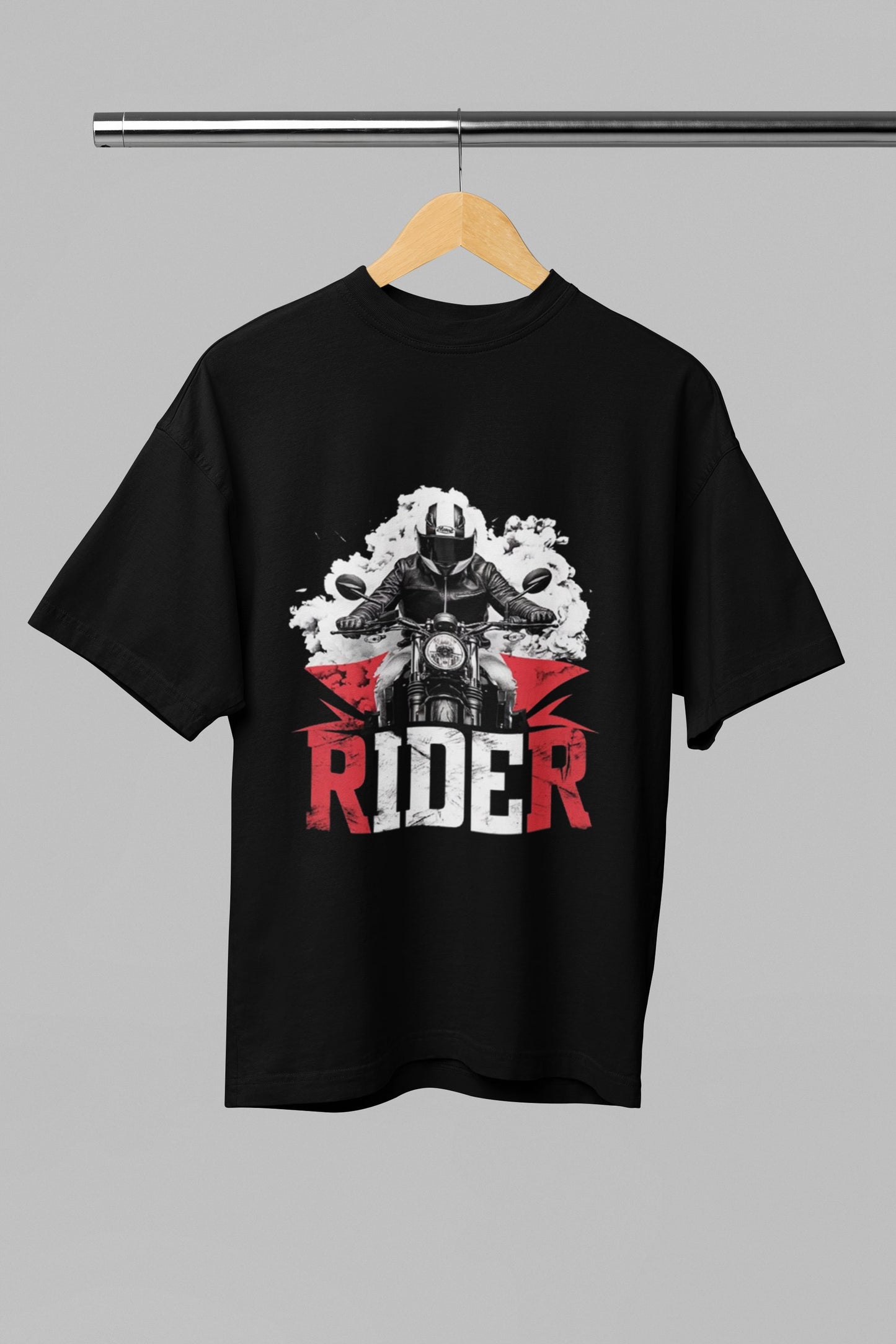 Rider Classic Round Neck Biker T-shirt
