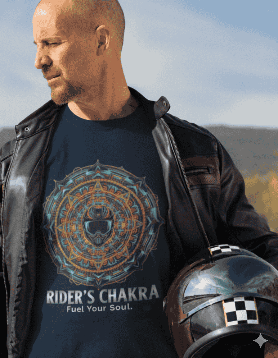 Rider's Chakra Full Sleeve Biker T-shirt