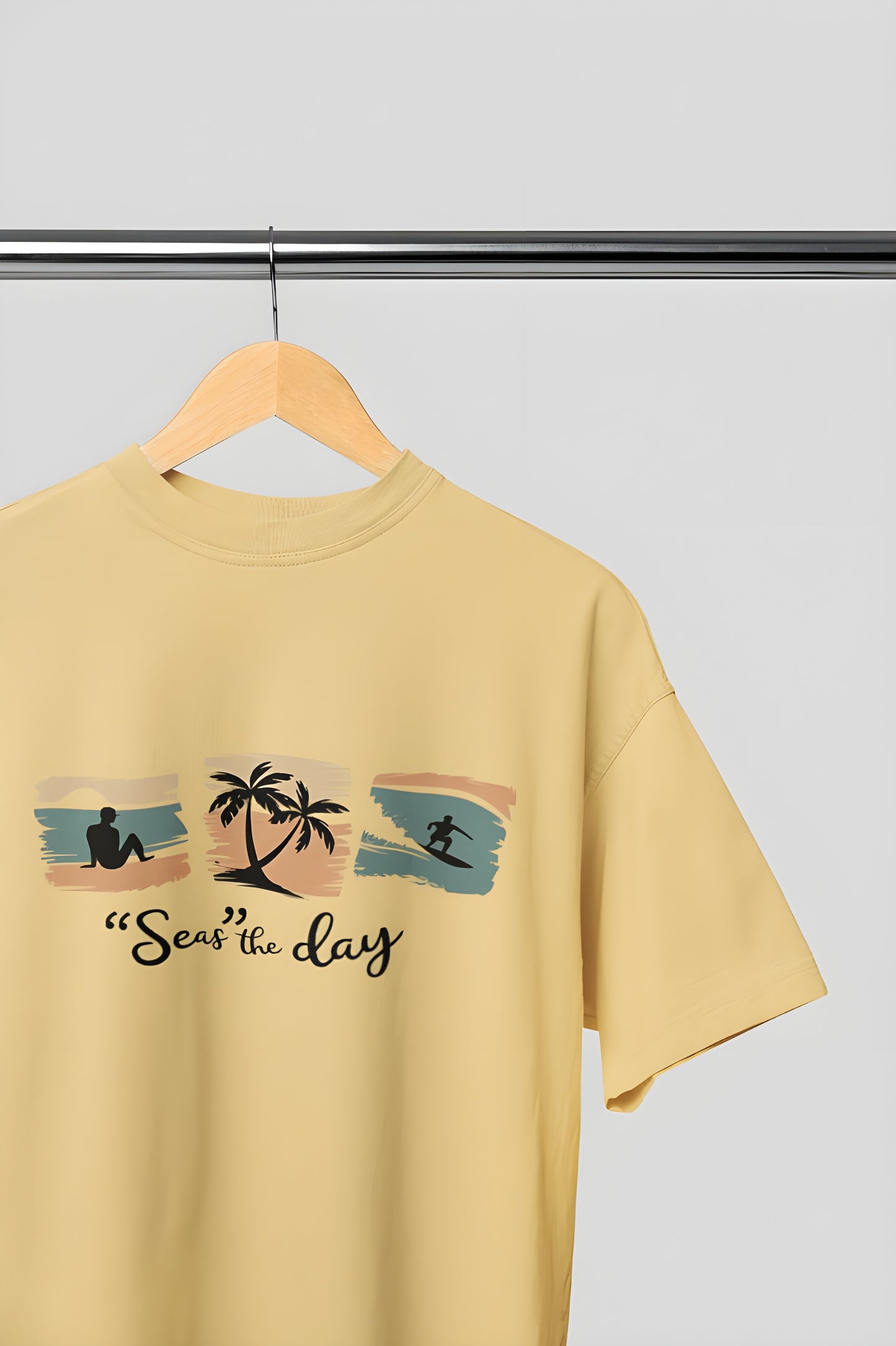 Seas The Day Classic Round Neck T-shirt