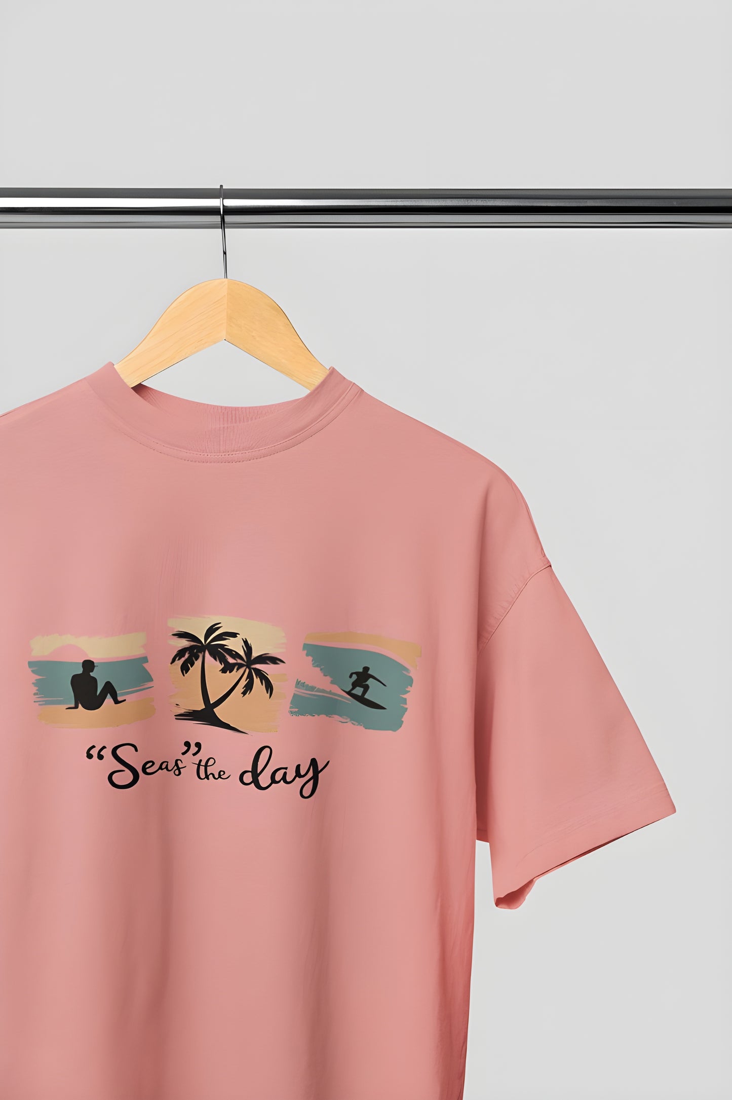 Seas The Day Classic Round Neck T-shirt