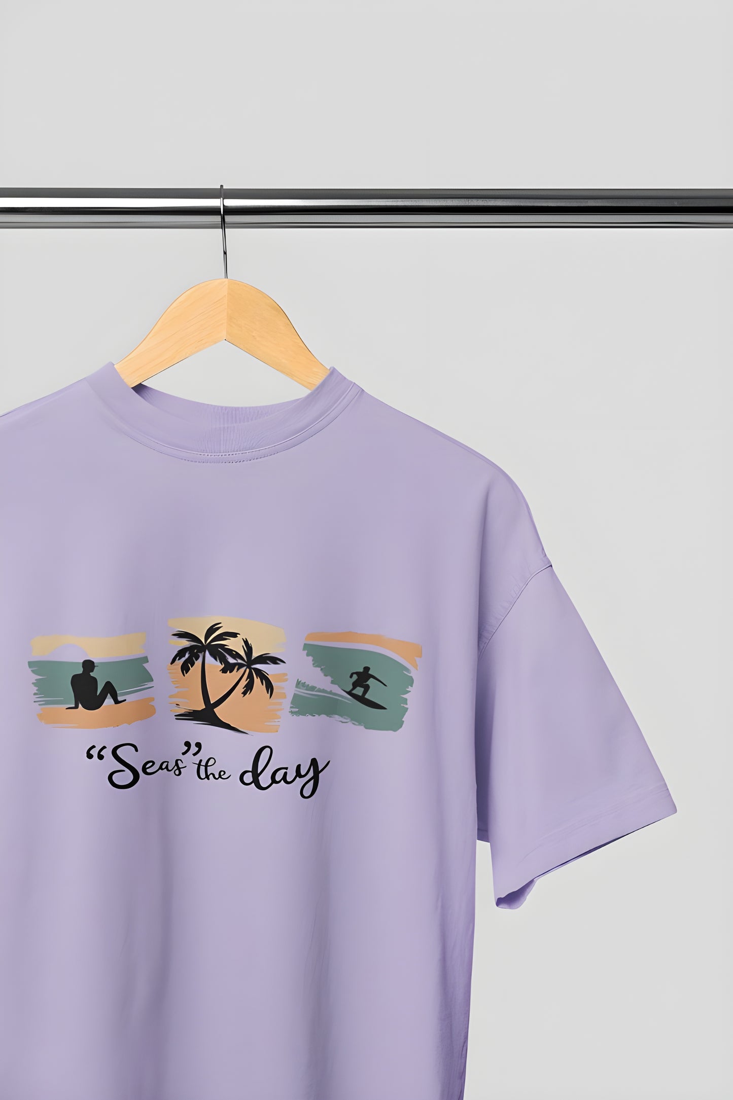 Seas The Day Classic Round Neck T-shirt