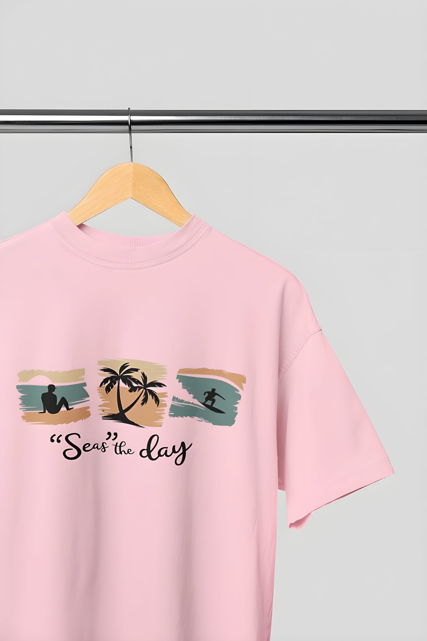 Seas The Day Classic Round Neck T-shirt