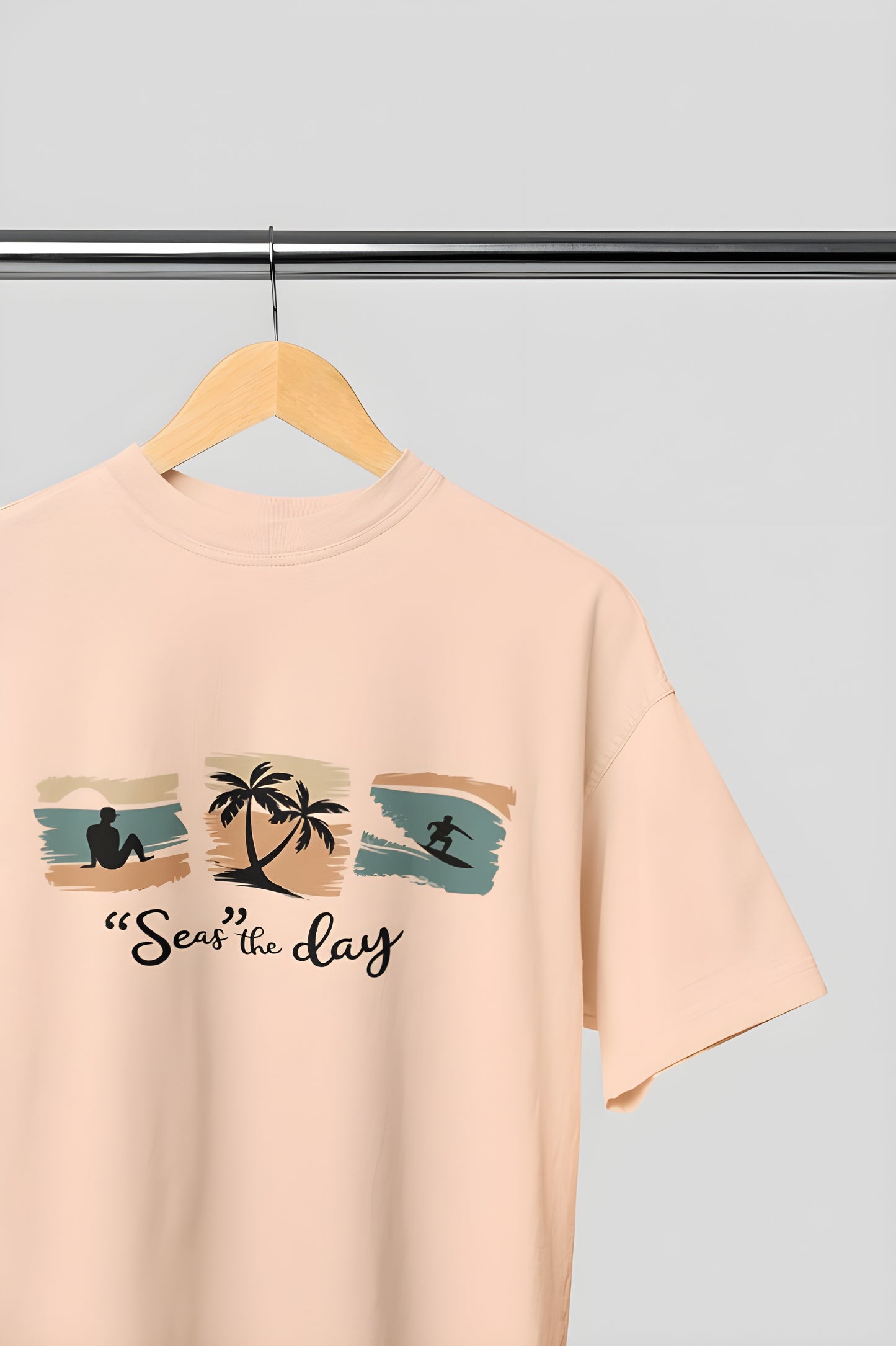 Seas The Day Classic Round Neck T-shirt