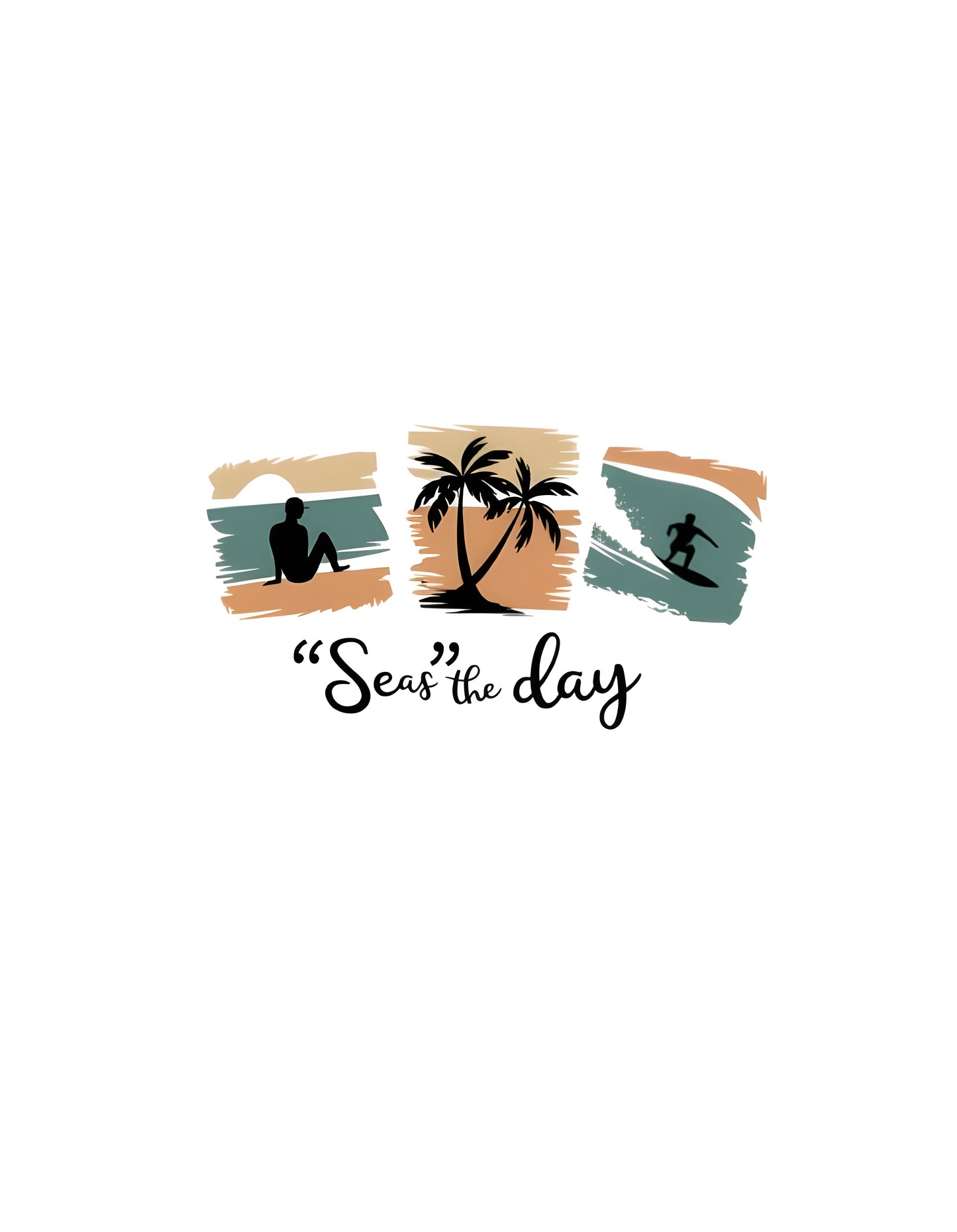 Seas The Day Classic Round Neck T-shirt