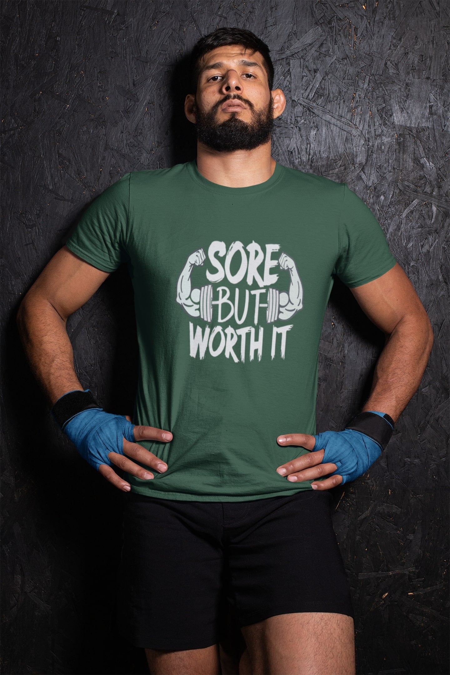Sore But worth It Classic Round Neck Gym T-shirt