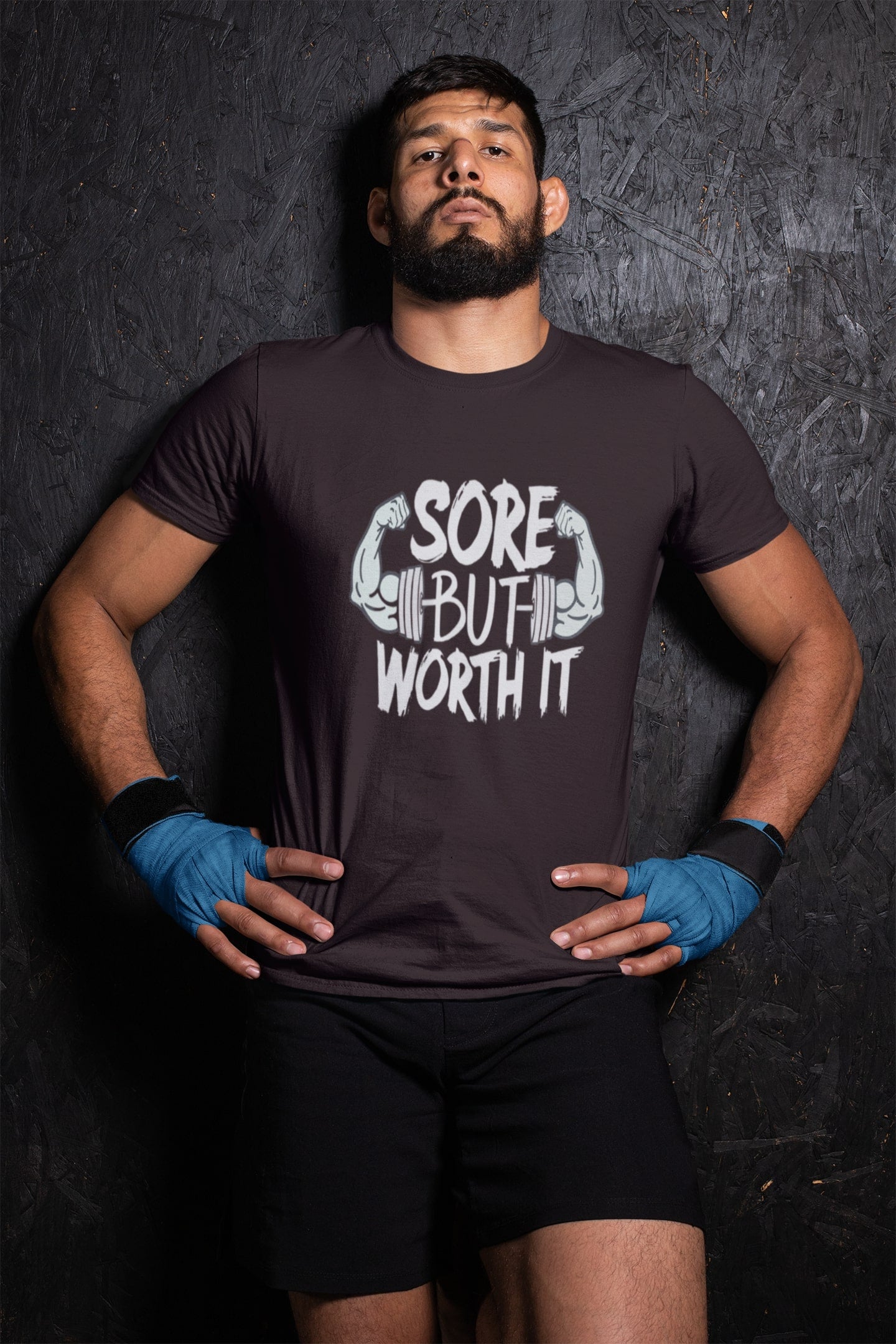 Sore But worth It Classic Round Neck Gym T-shirt