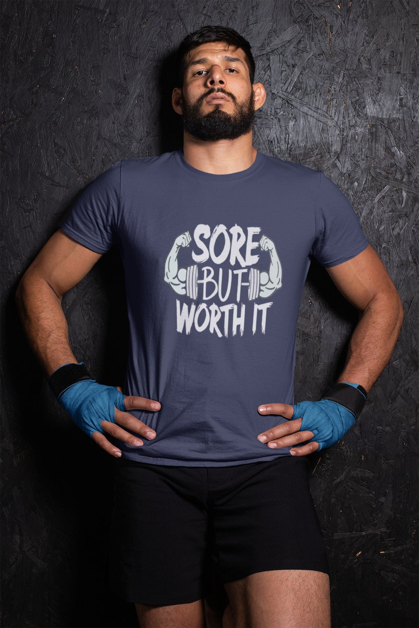Sore But worth It Classic Round Neck Gym T-shirt