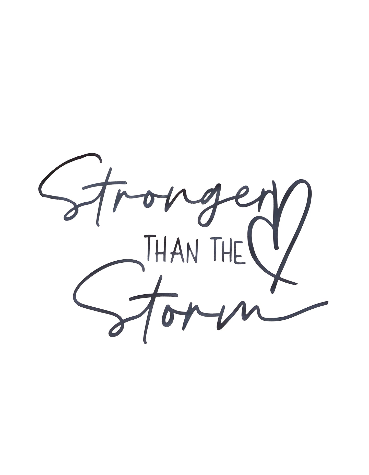 Stronger than the Storm Classic Round Neck T-shirt