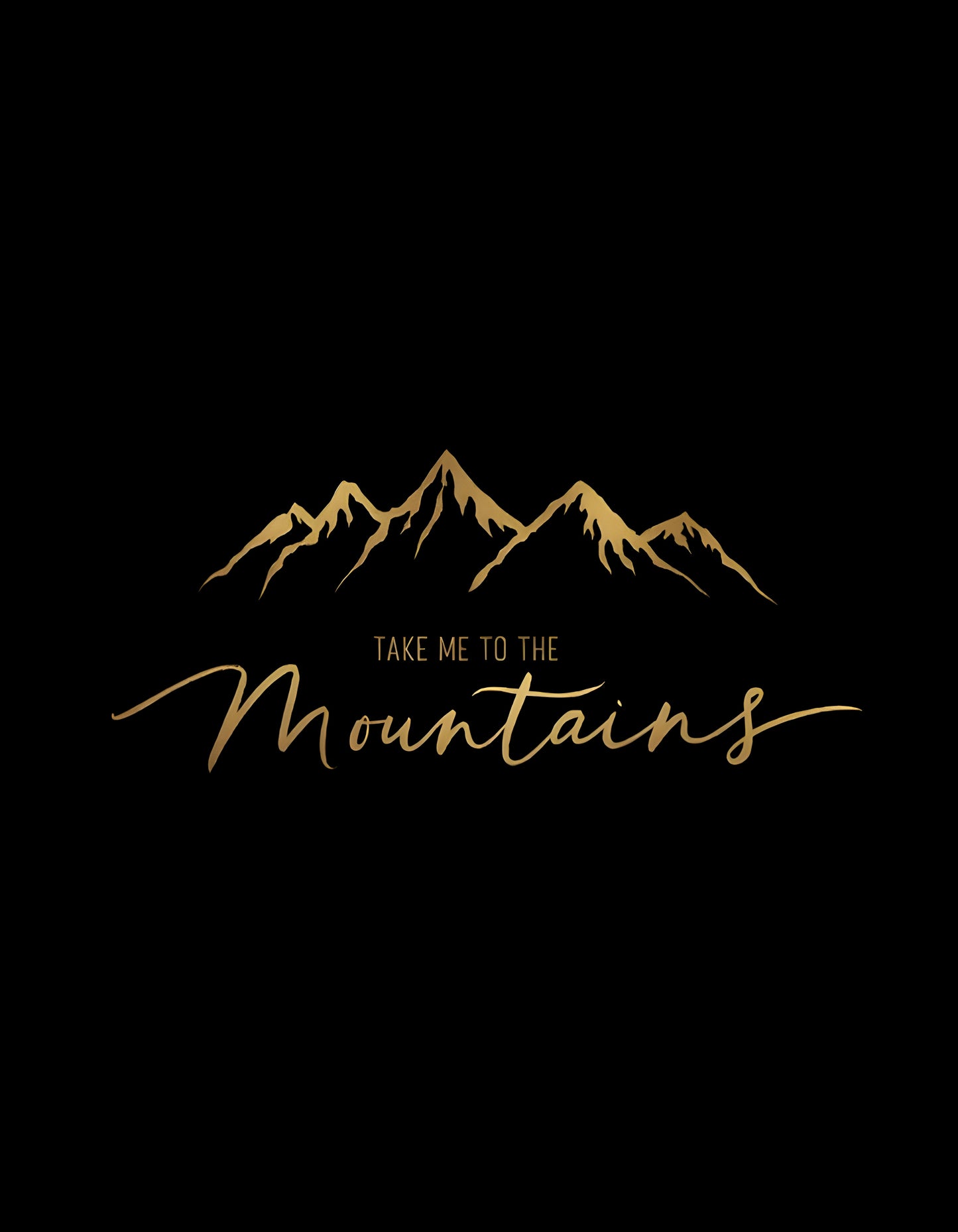 Take me to the Mountains Classic Round Neck T-shirt
