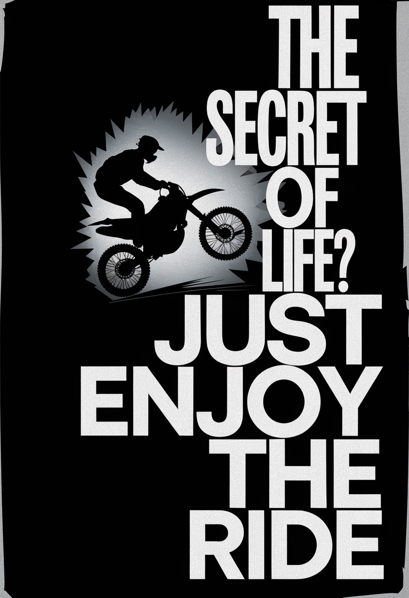 The Secret of Life Classic Biker T-shirt for Men