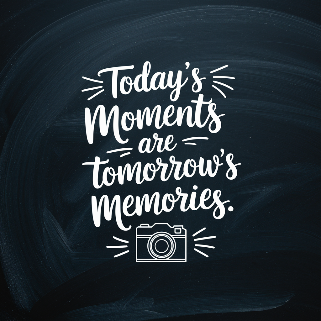Today's Moments are Tomorrow's Memories classic Round Neck T-shirt