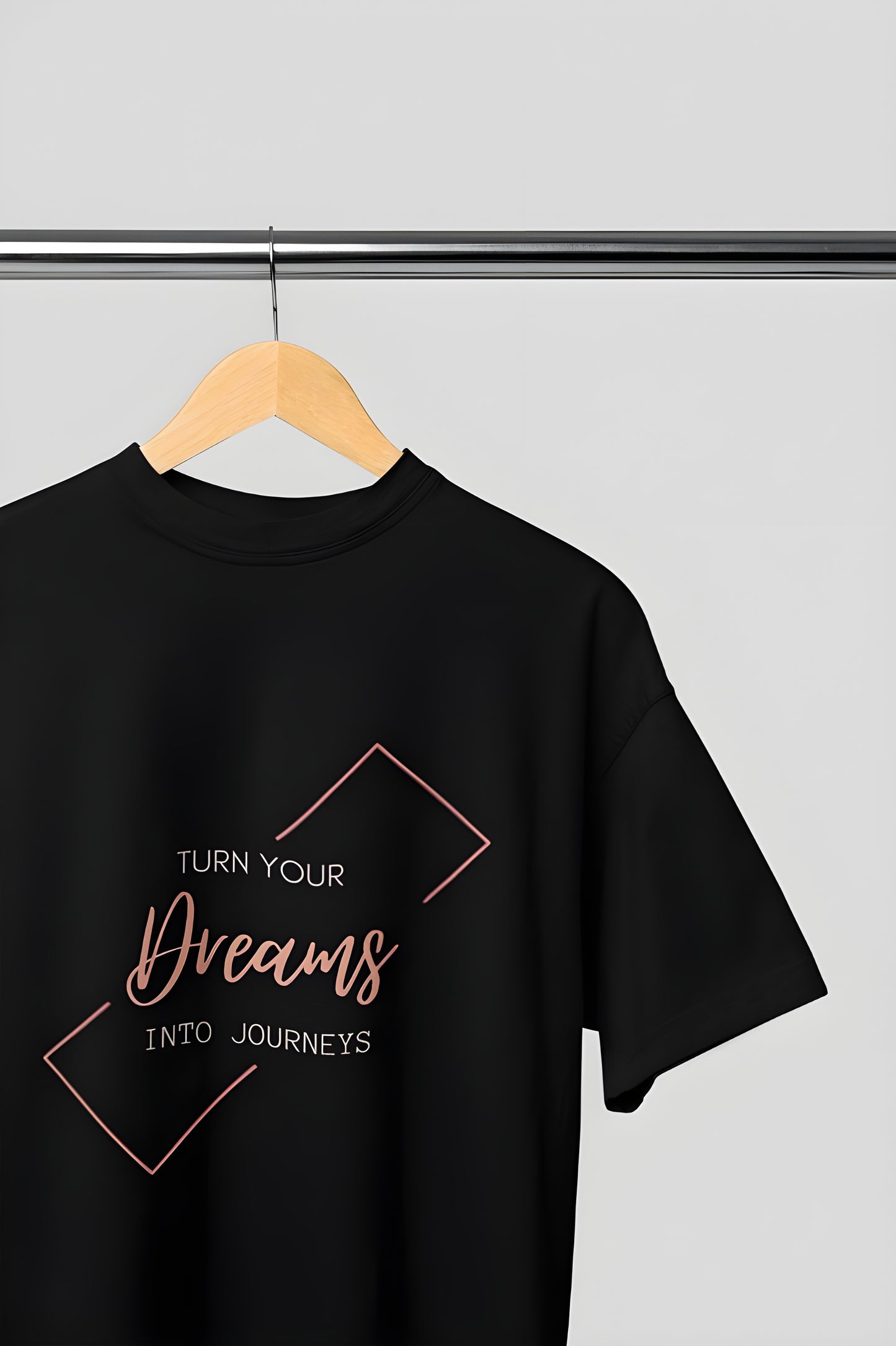 Turn your Dreams into Journeys Classic Round Neck T-shirt