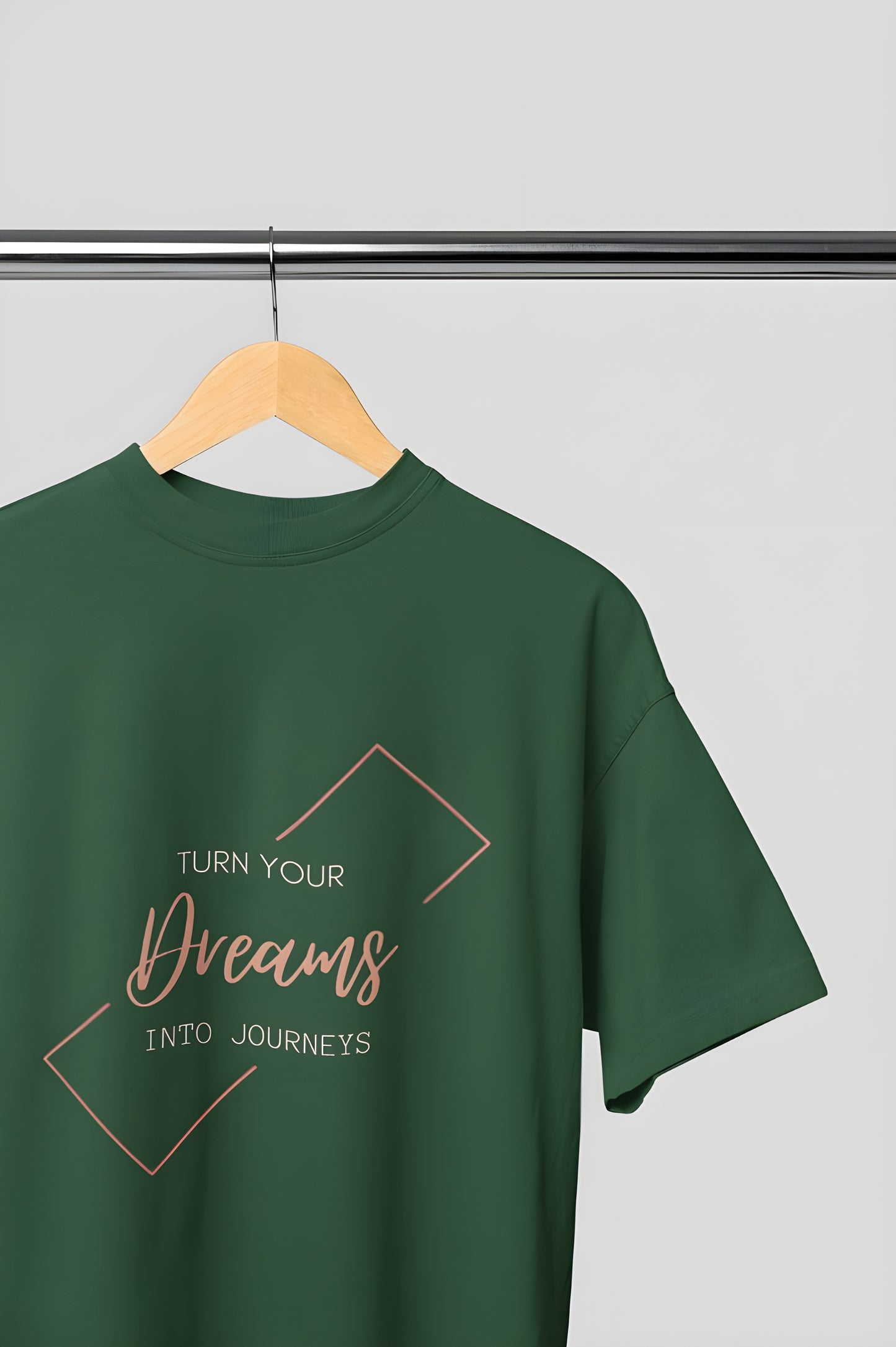 Turn your Dreams into Journeys Classic Round Neck T-shirt