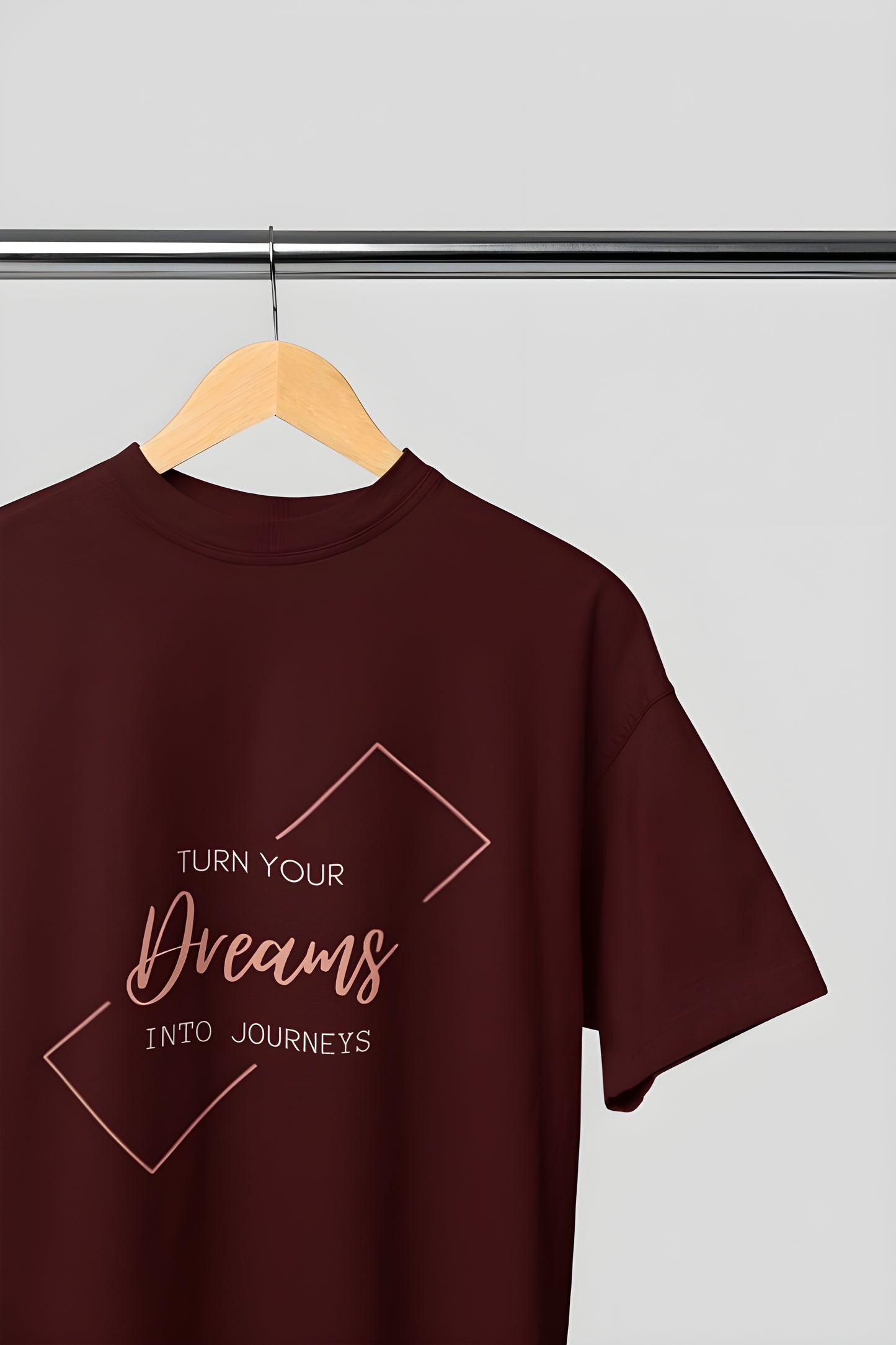 Turn your Dreams into Journeys Classic Round Neck T-shirt