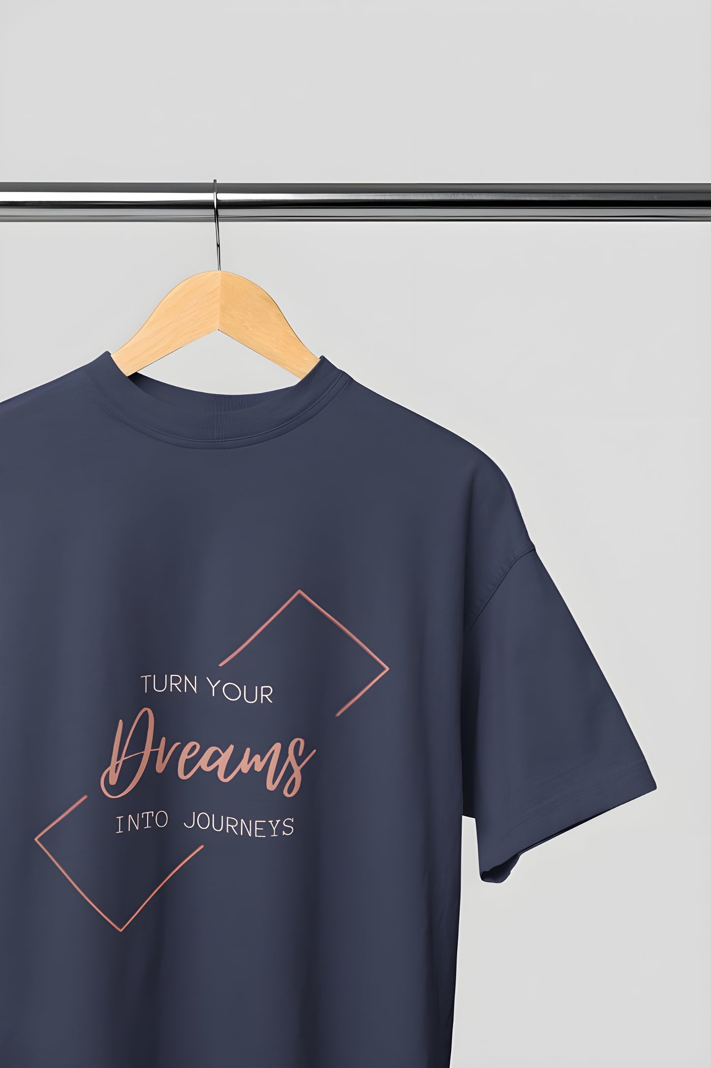 Turn your Dreams into Journeys Classic Round Neck T-shirt