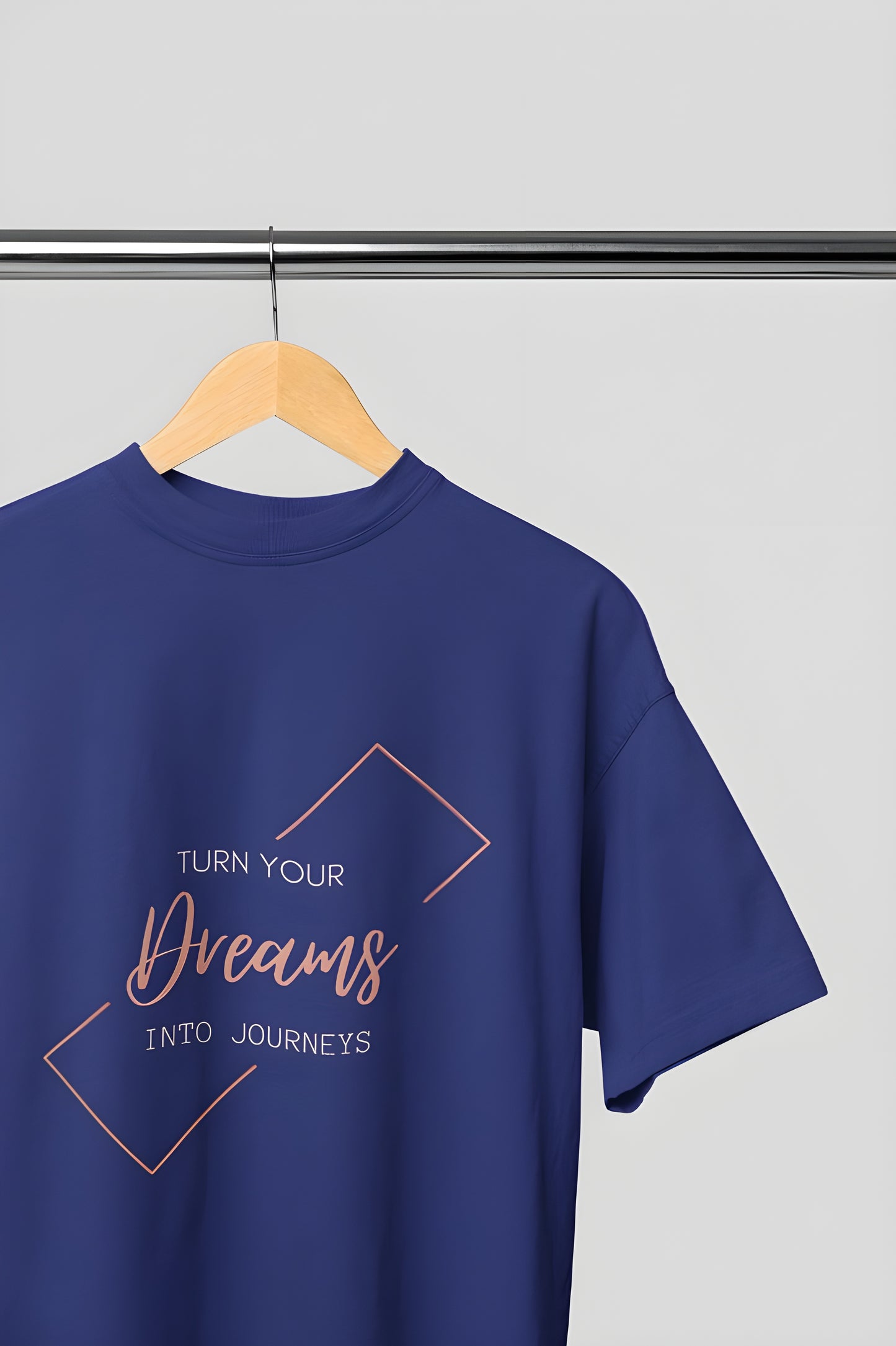 Turn your Dreams into Journeys Classic Round Neck T-shirt