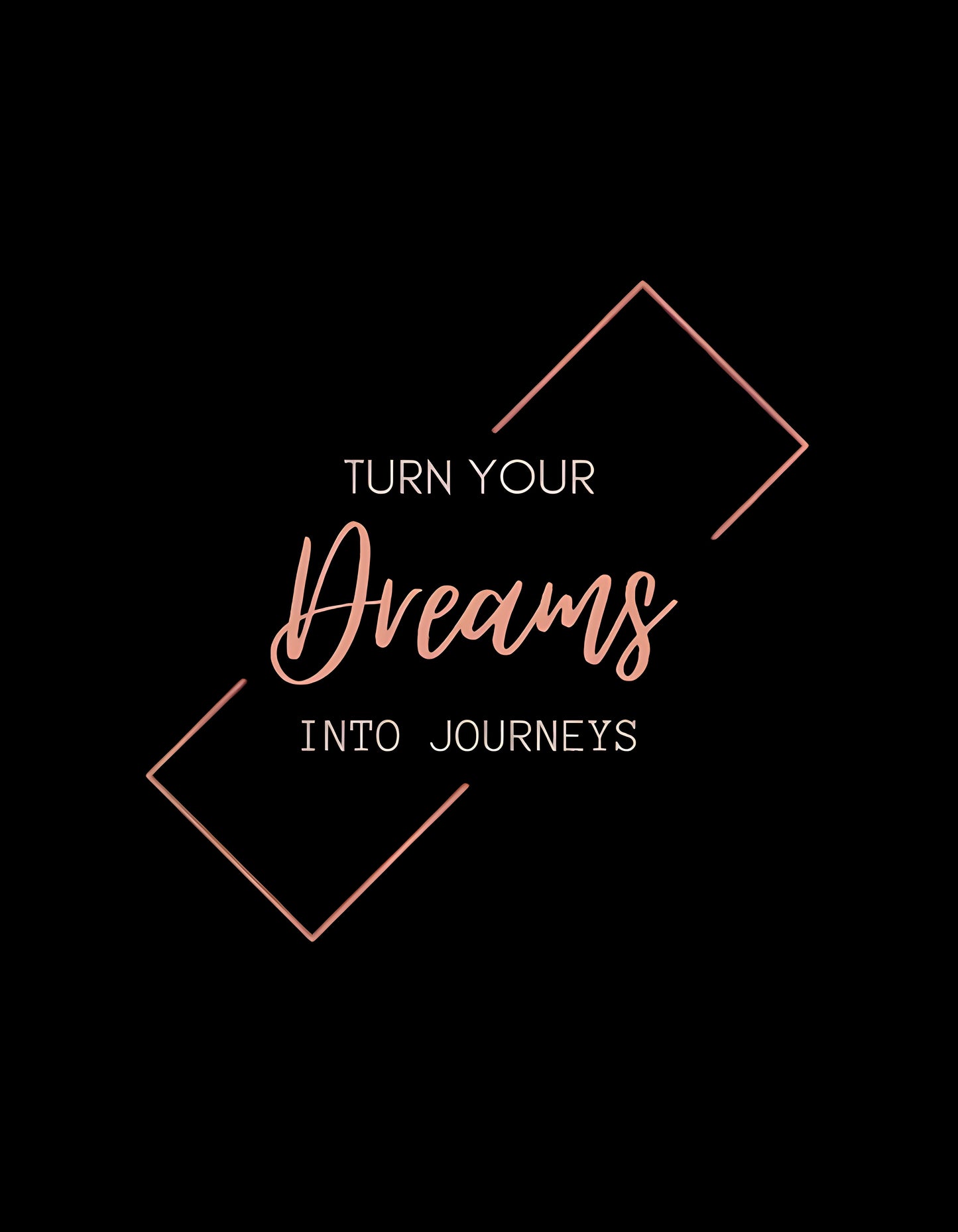 Turn your Dreams into Journeys Classic Round Neck T-shirt