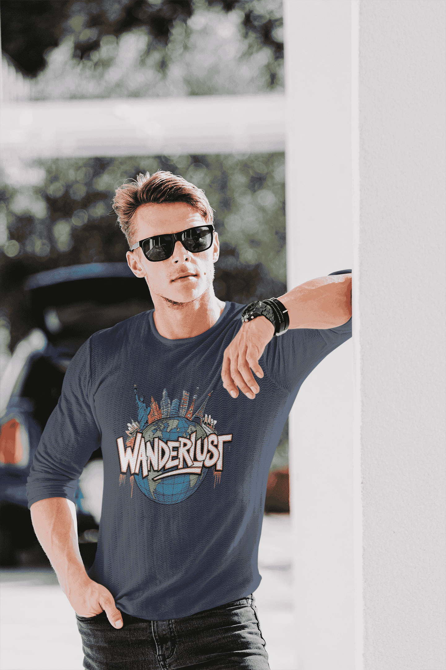 Wanderlust Full Sleeve Tshirt For Men