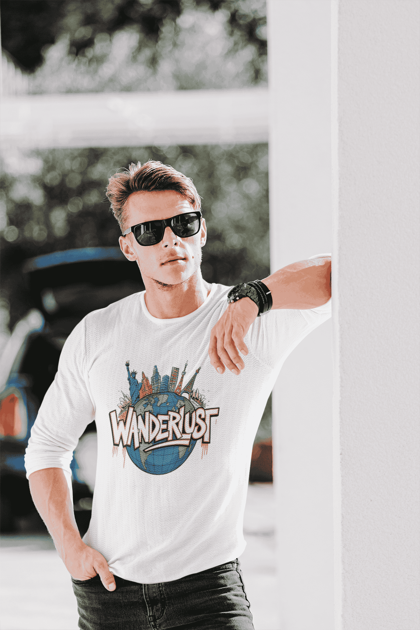 Wanderlust Full Sleeve Tshirt For Men