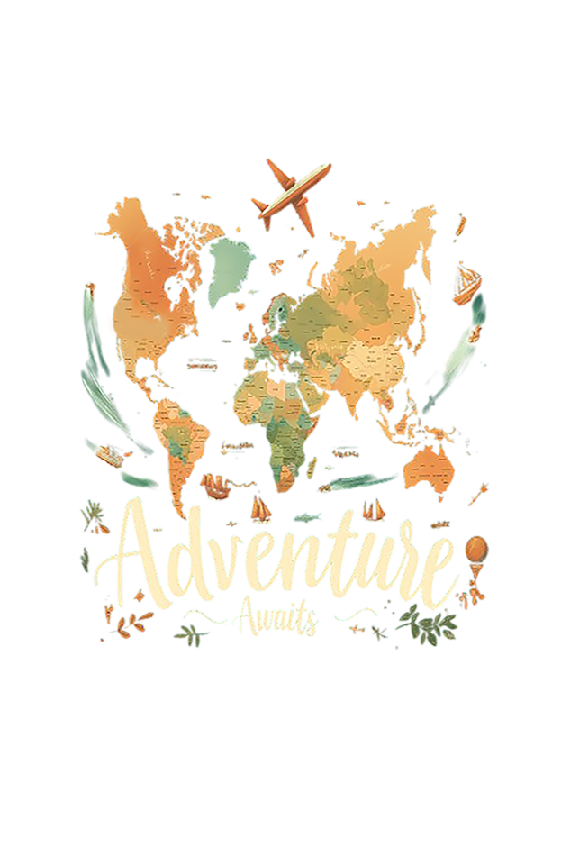 Adventure Awaits Round Neck Full Sleeve T-shirt for Men