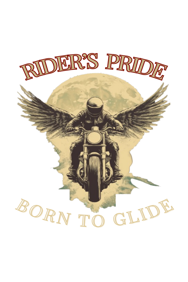 Rider's Pride Round Neck Half Sleeve Bike T-shirt for Men