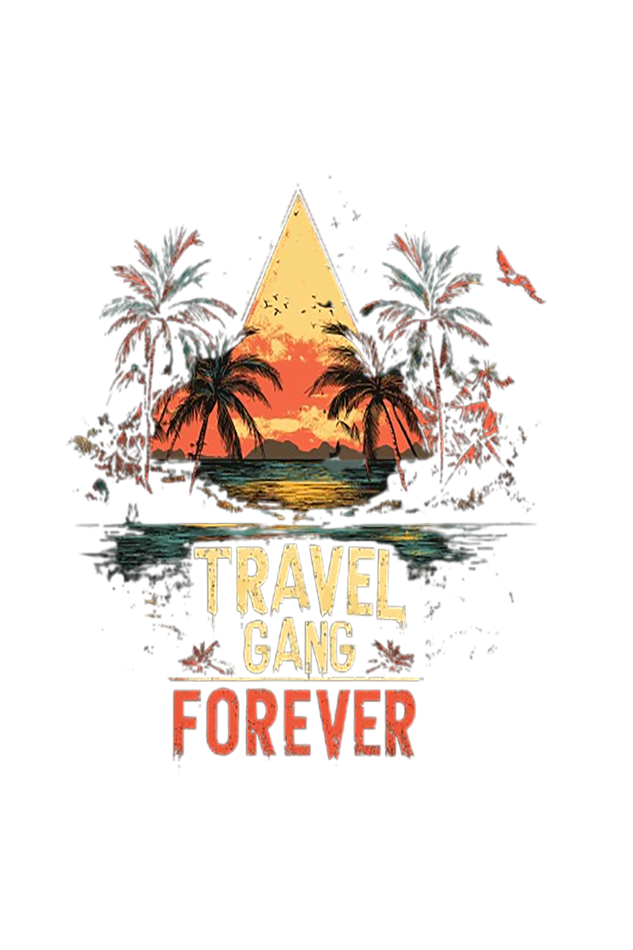 Travel Gang Forever Round Neck T-shirt for Men