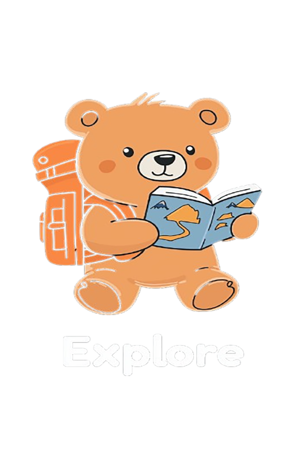 Explore Cute Bear Hooded Sweatshirt