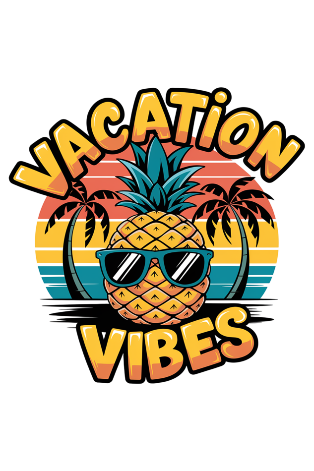 Vacation Vibes Round Neck Full Sleeve T-shirt