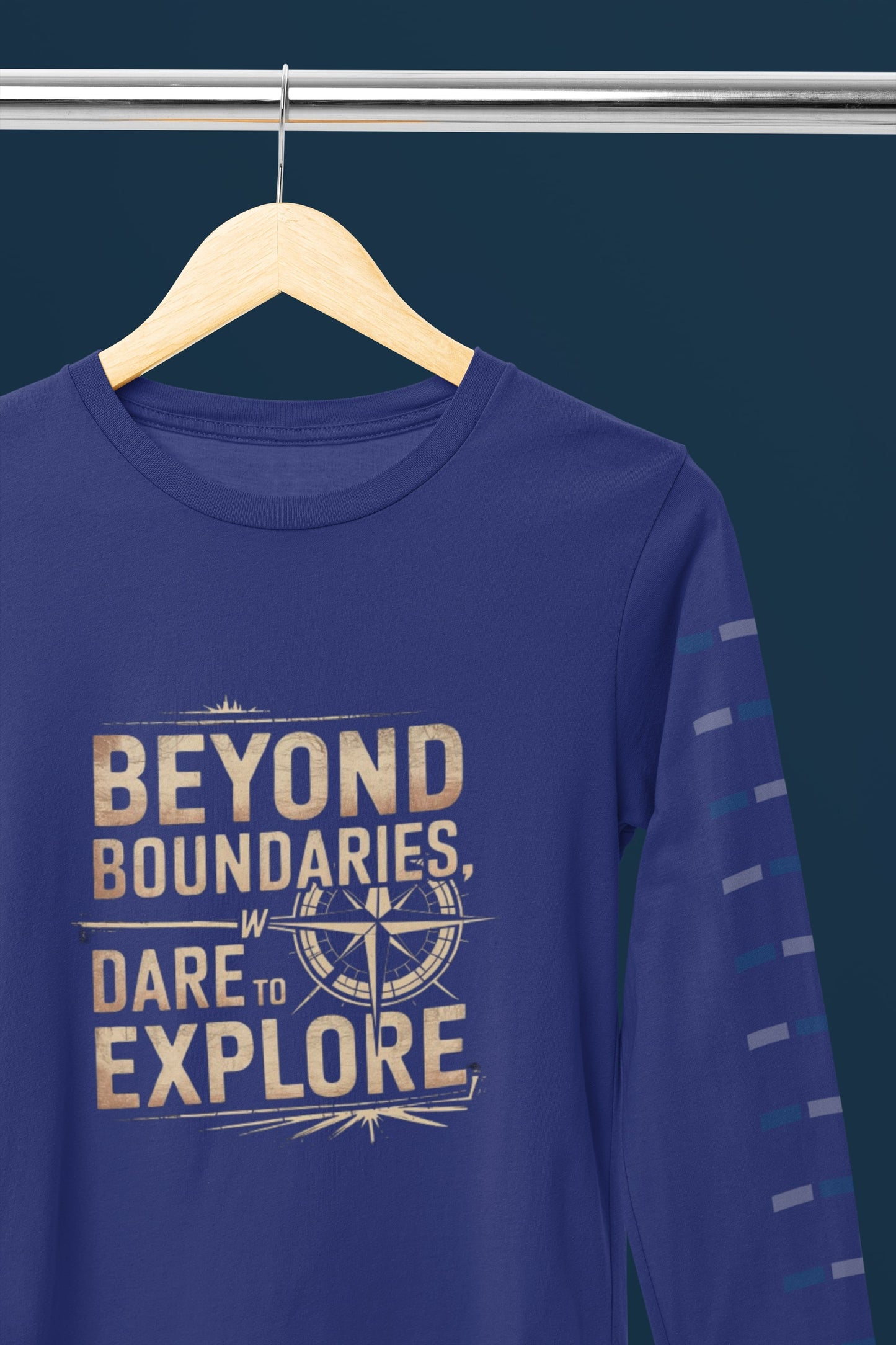 Beyond Boundaries Dare to Explore Full Sleeve T-shirt