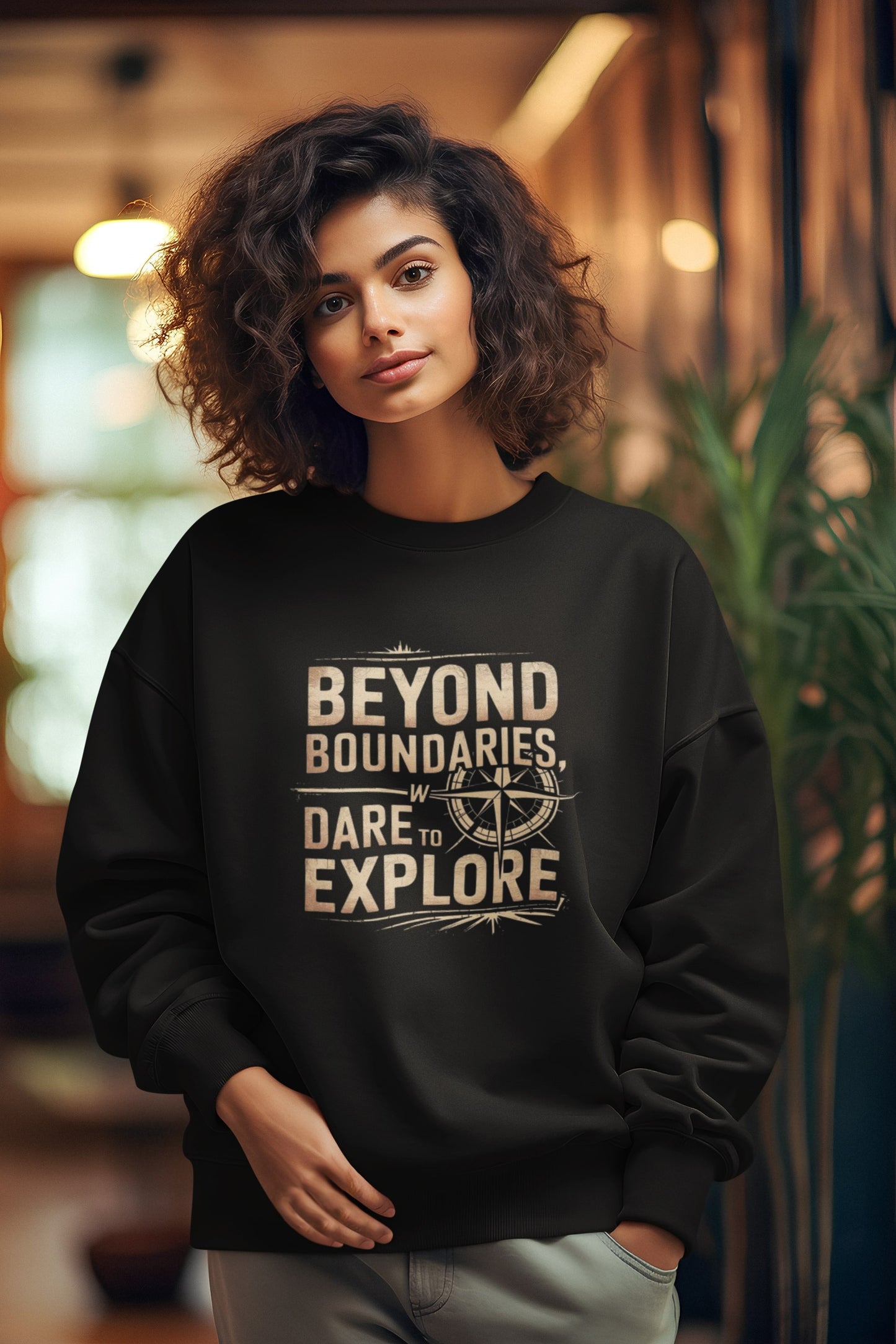 Beyond Boundaries Dare to Explore Unisex Sweatshirt