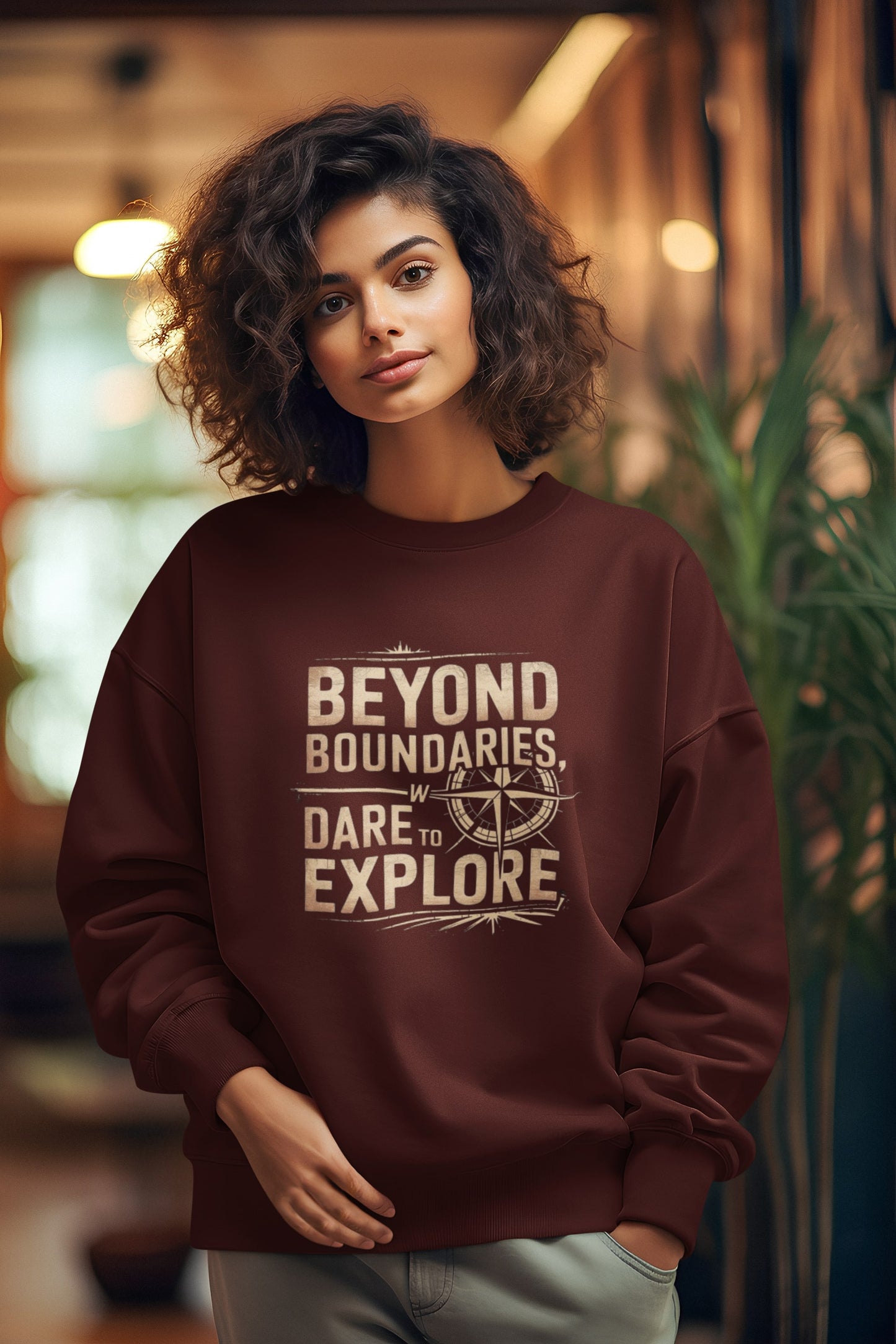 Beyond Boundaries Dare to Explore Unisex Sweatshirt