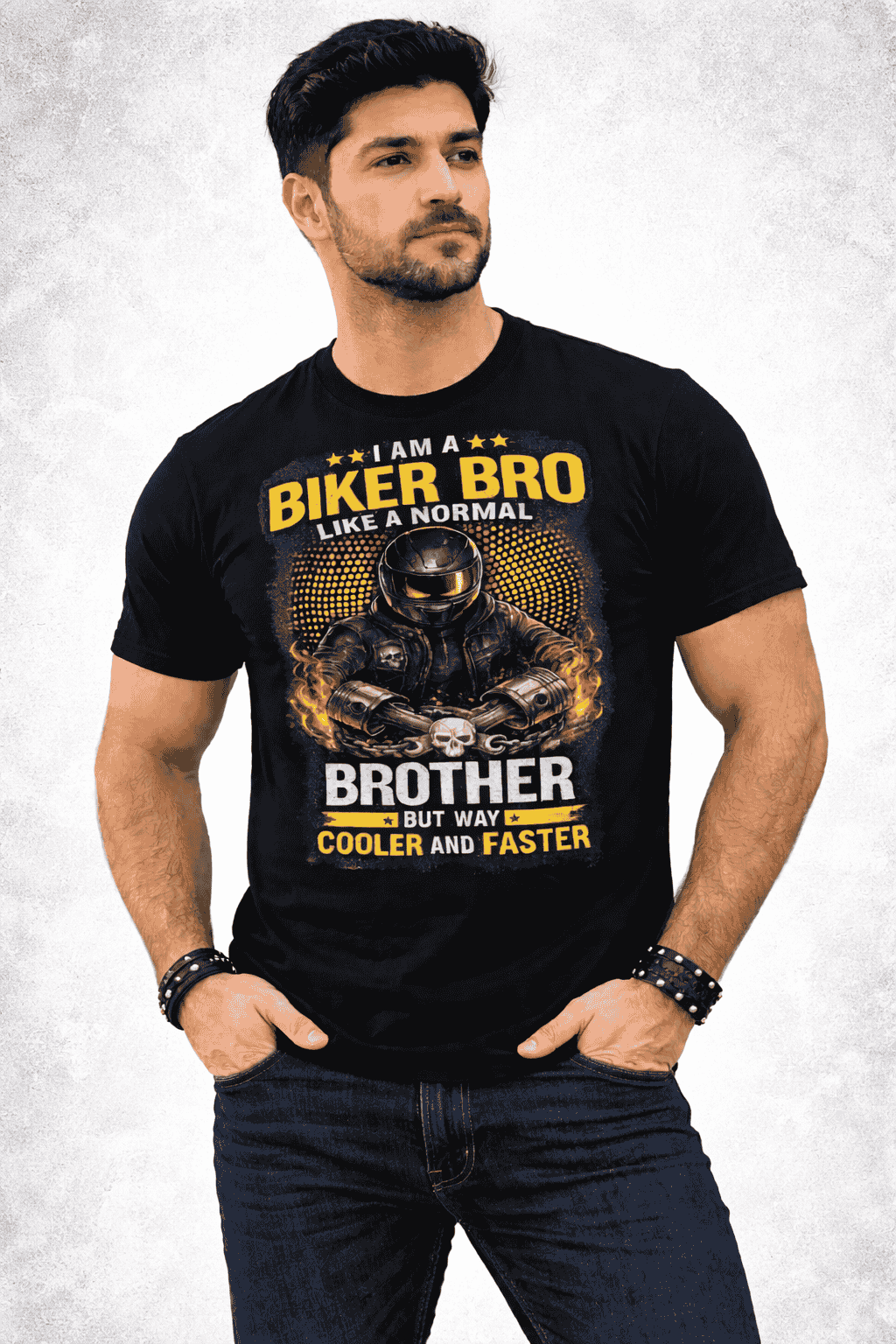 Biker Bro Unisex Classic Crew T-Shirt