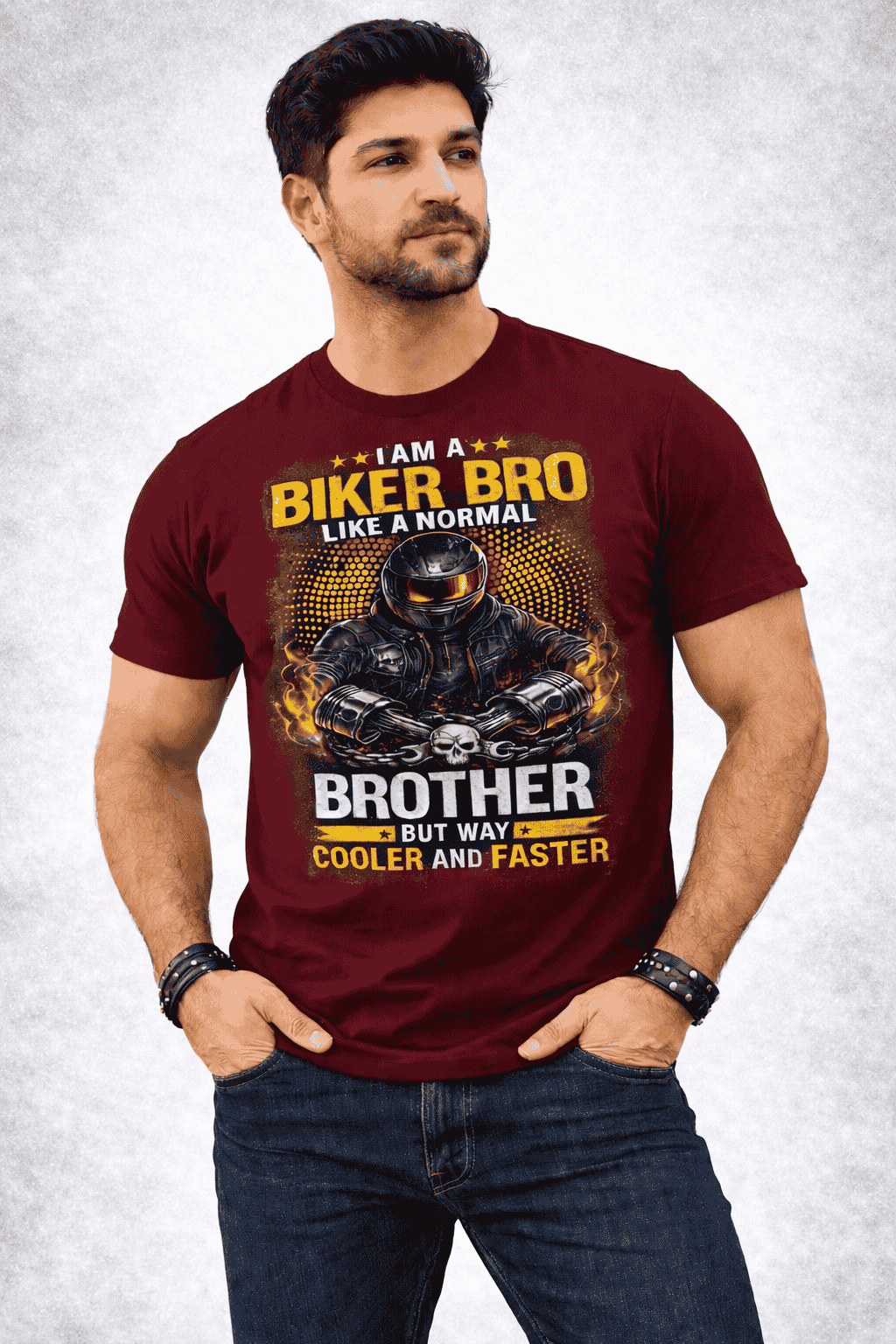 Biker Bro Unisex Classic Crew T-Shirt