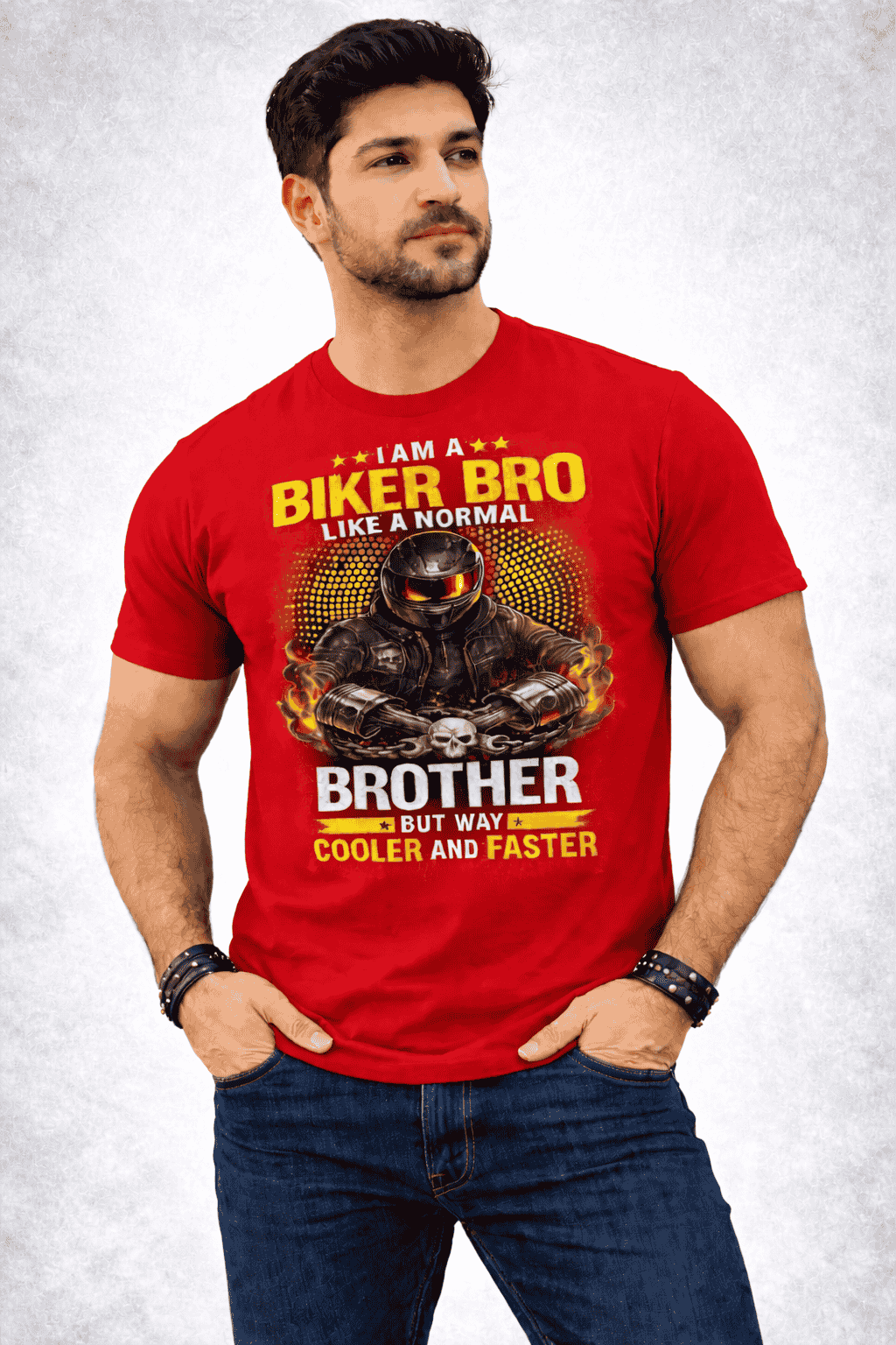 Biker Bro Unisex Classic Crew T-Shirt