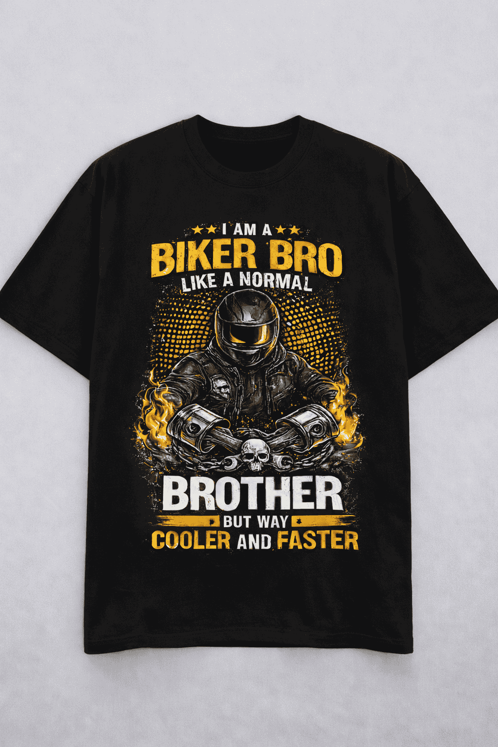 Biker Bro Unisex Oversized Classic T-Shirt