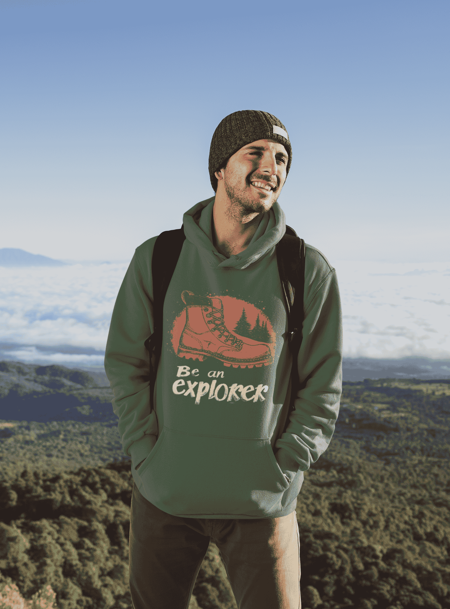 Be an Explorer Hooded Sweatshirt