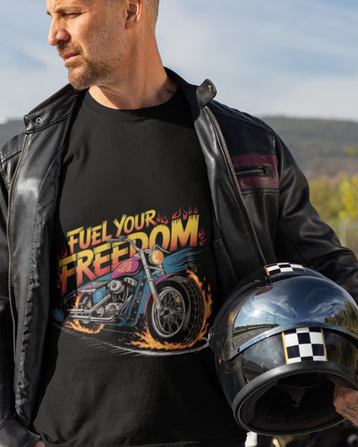 Fuel your Freedom Round Neck Full Sleeve T-shirt