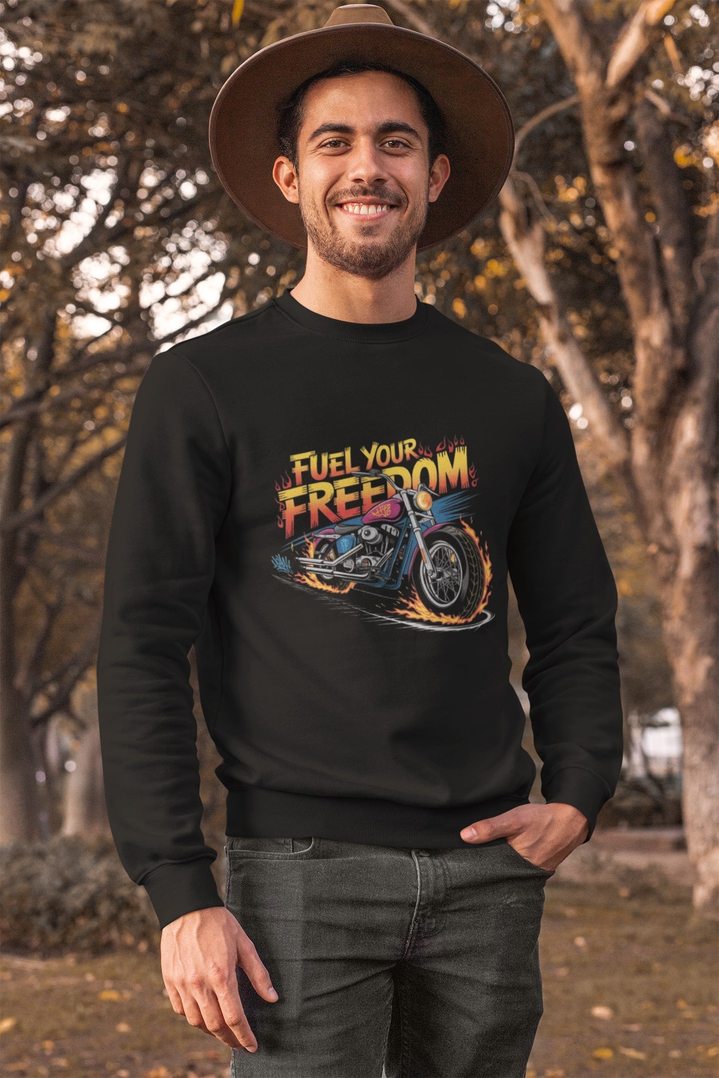 Fuel your Freedom Round Neck Sweatshirt