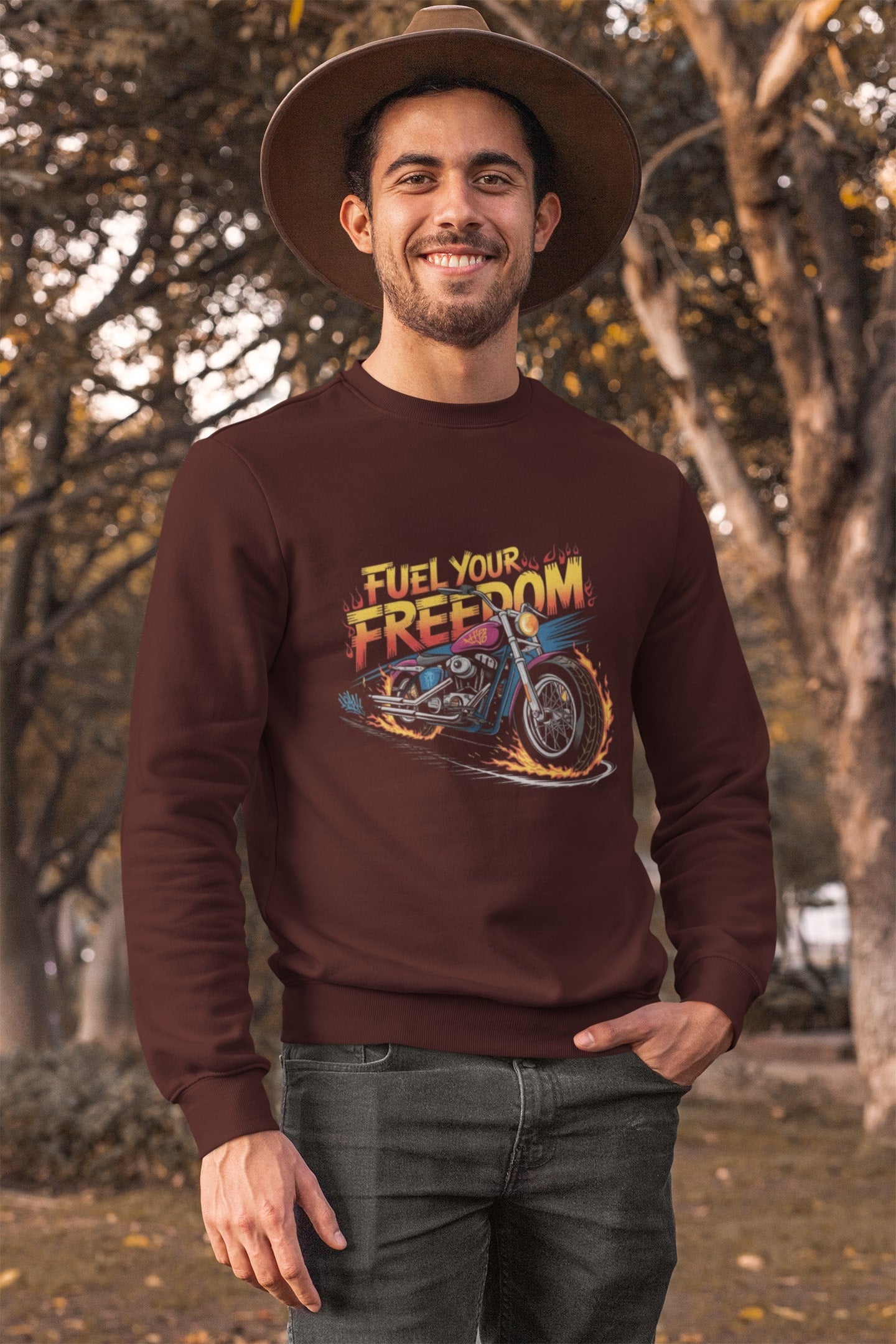 Fuel your Freedom Round Neck Sweatshirt