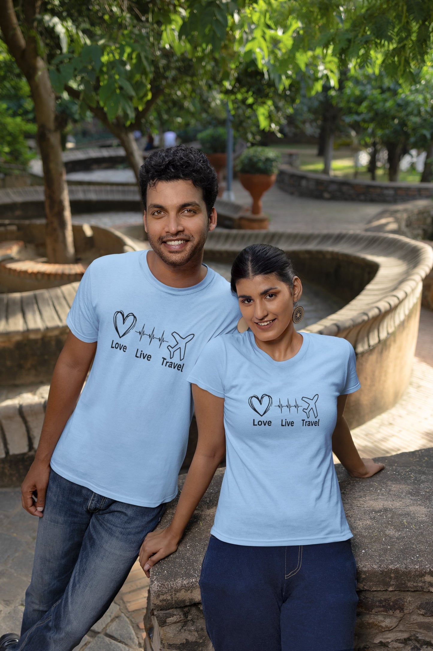 Love Live Travel Classic Round Neck T-shirt